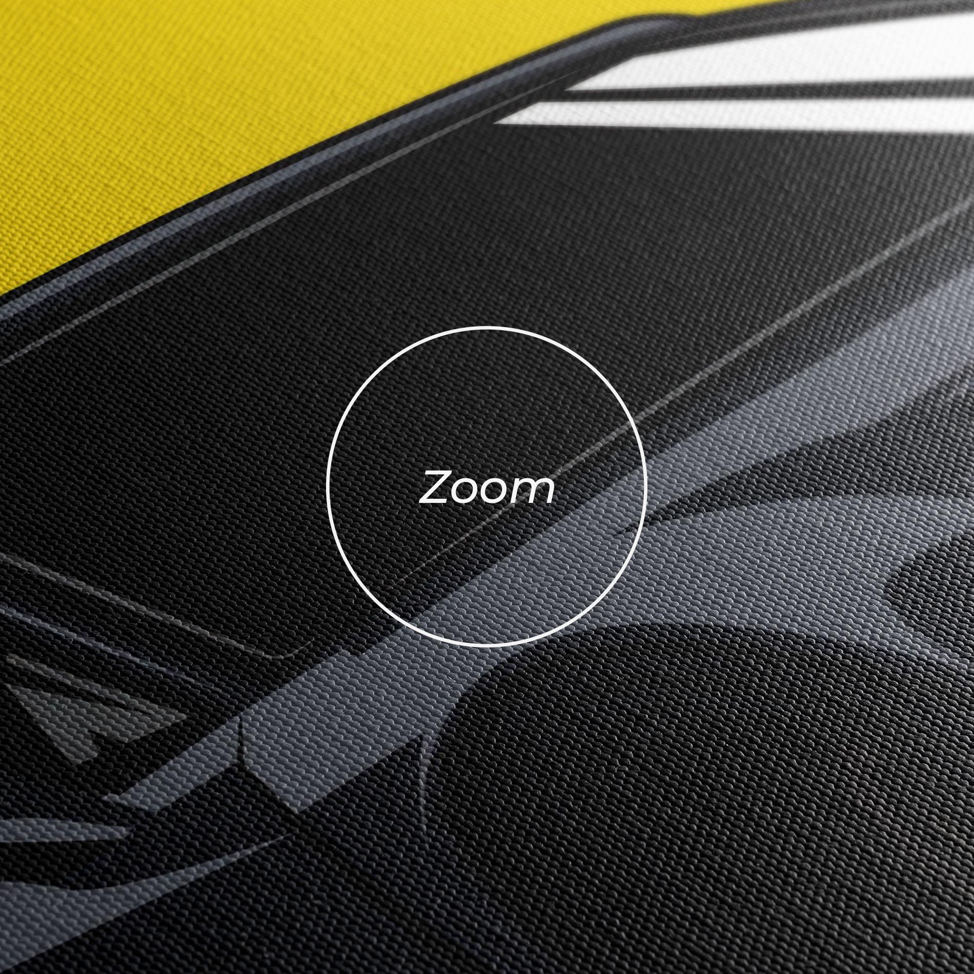 Obraz na Płótnie Yellow Sun Car mockup 3