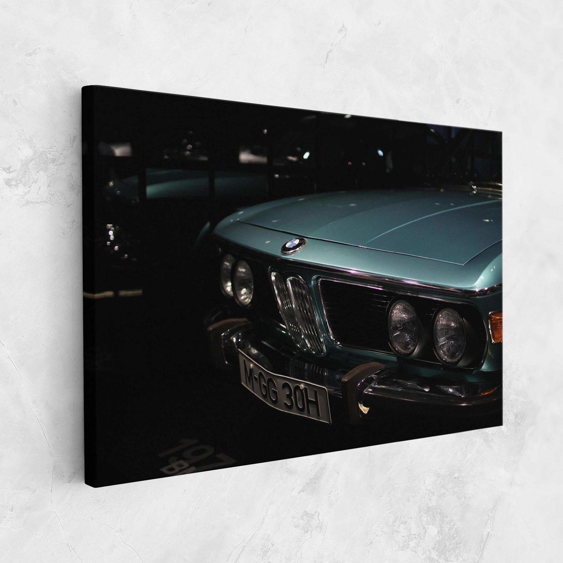 Obraz na Płótnie Old Bmw Headlight mockup 1