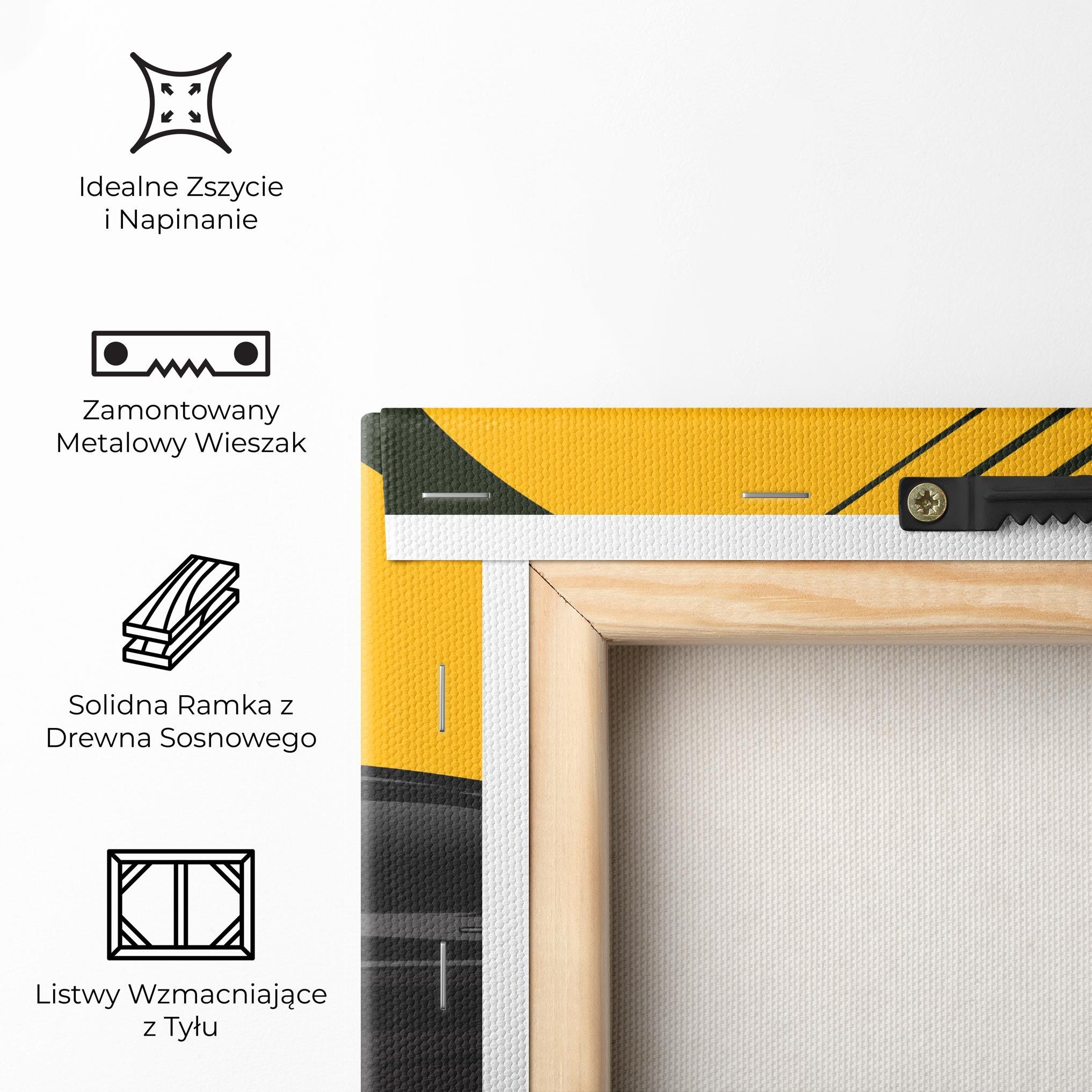 Obraz na Płótnie Black Car Sun mockup 5