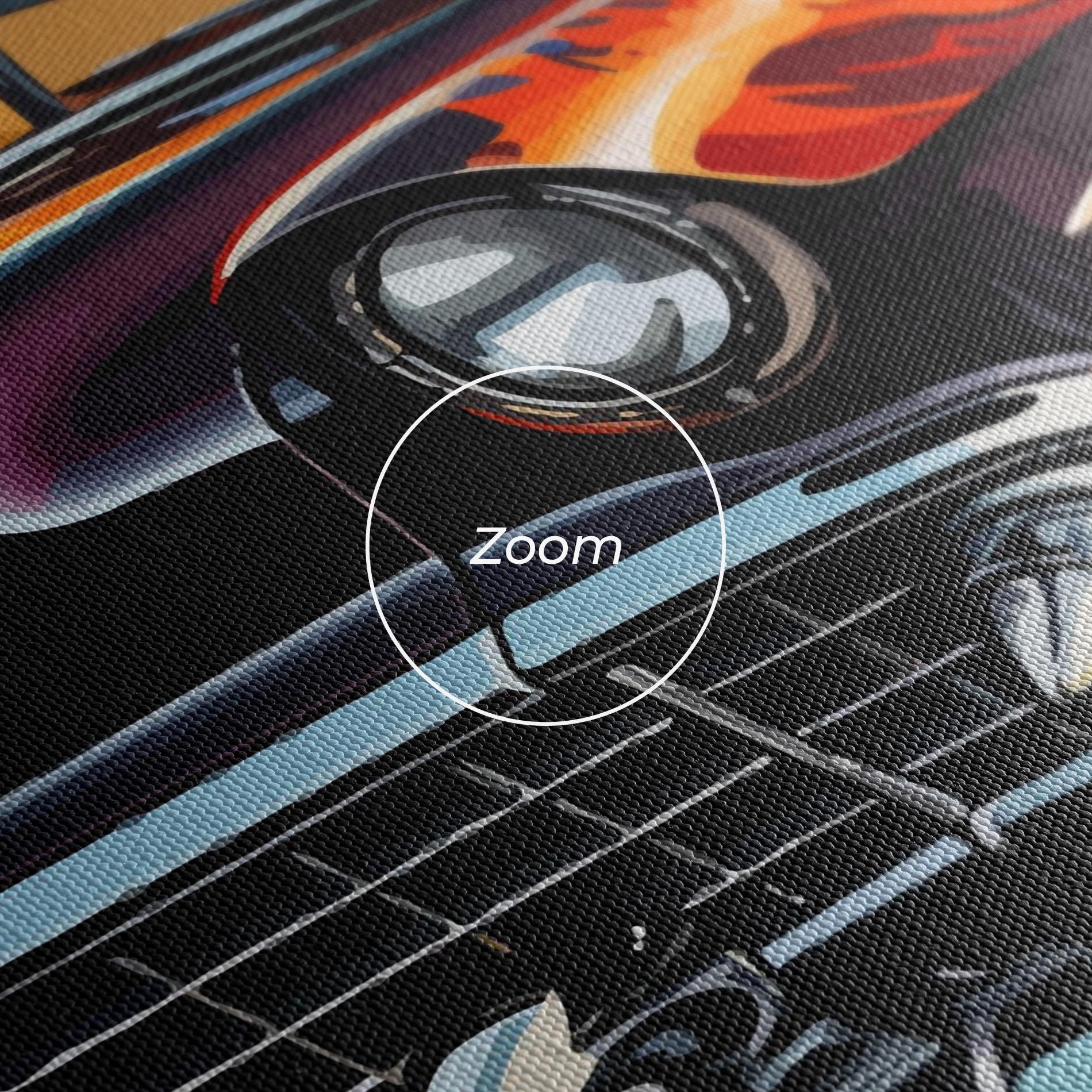 Obraz na Płótnie Cool Vintage Car mockup 3