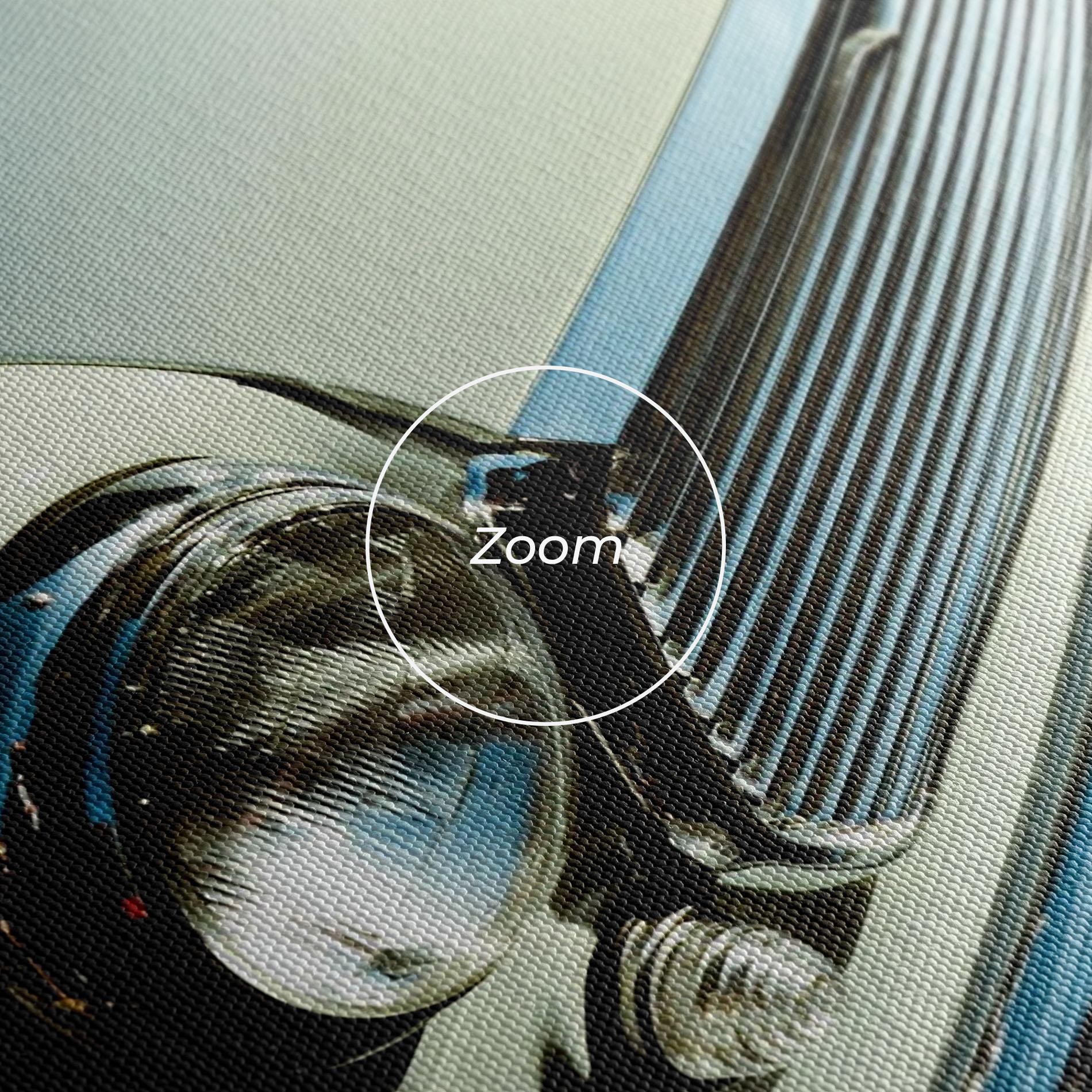 Obraz na Płótnie Light Blue Car mockup 3