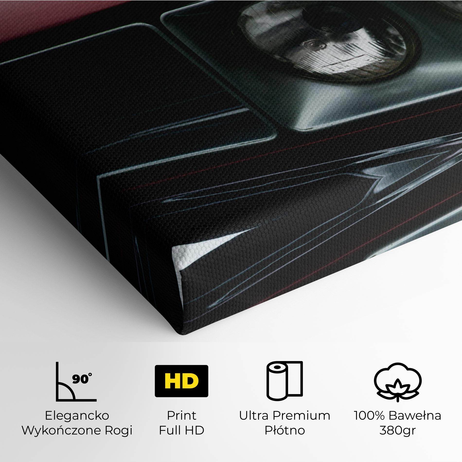 Obraz na Płótnie Dark Red Car mockup 4