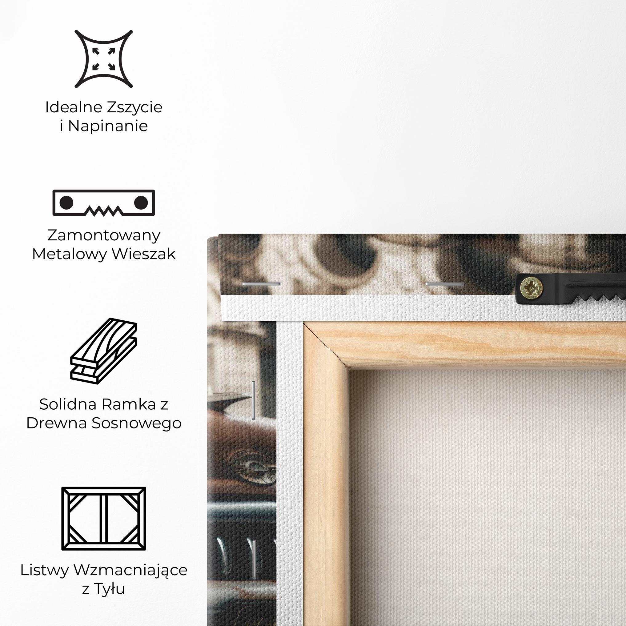 Obraz na Płótnie Old Brown Car mockup 5