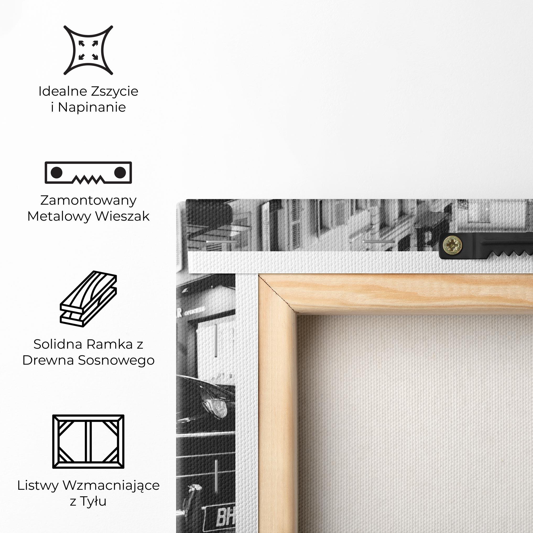 Obraz na Płótnie Pretty Black Car mockup 5