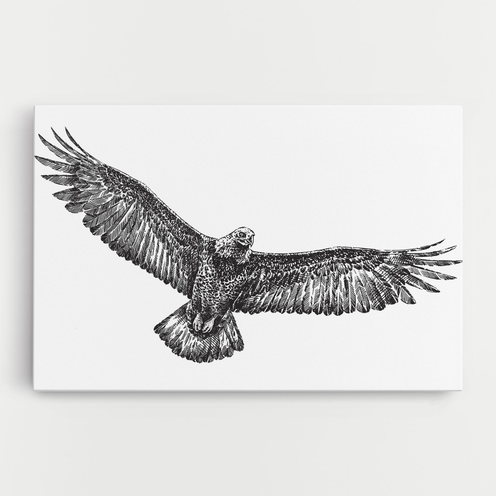 Obraz na Płótnie Eagle Art Line mockup 0