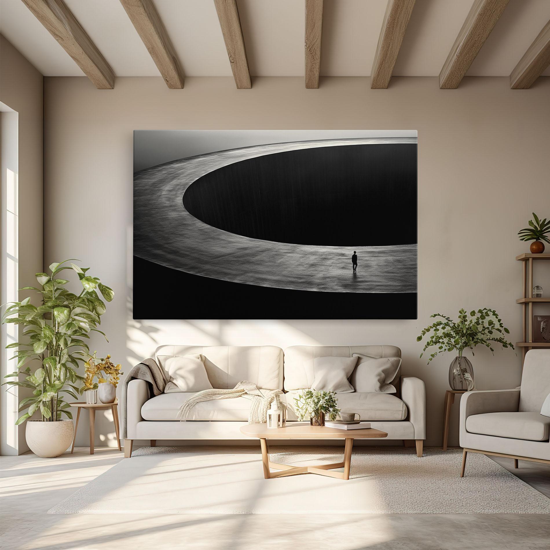 Obraz na Płótnie Man Walking mockup 6