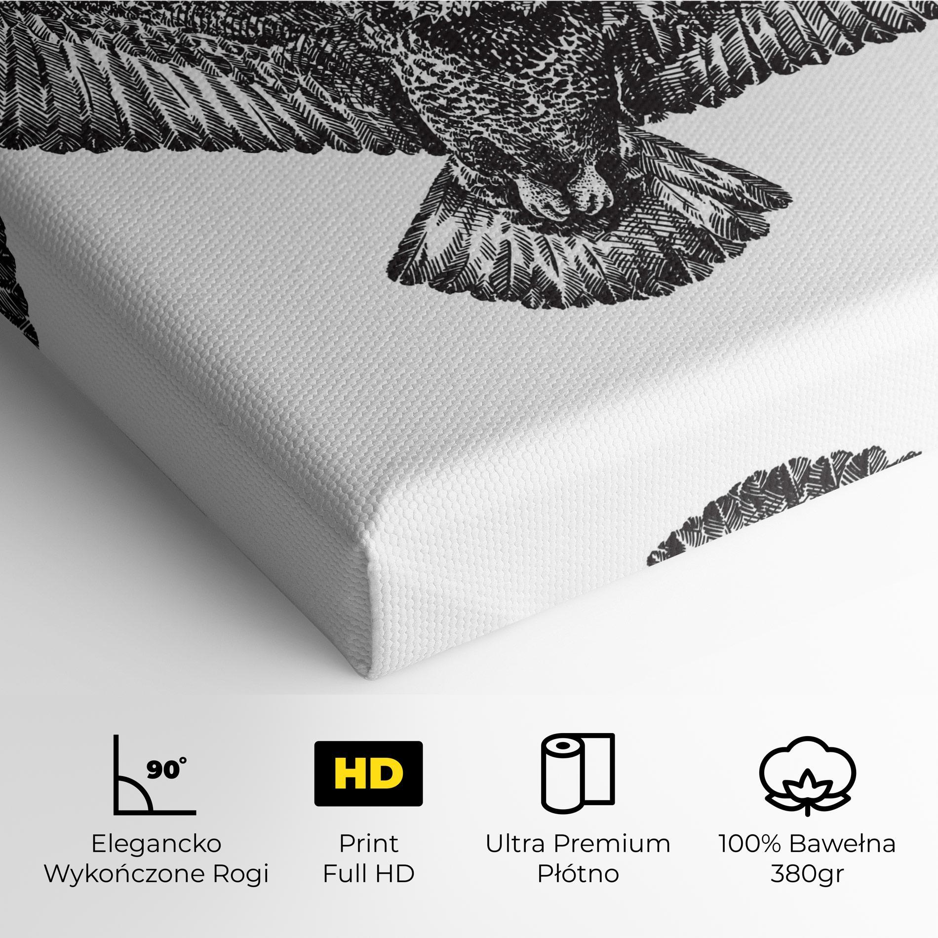 Obraz na Płótnie Eagle Art Line mockup 4