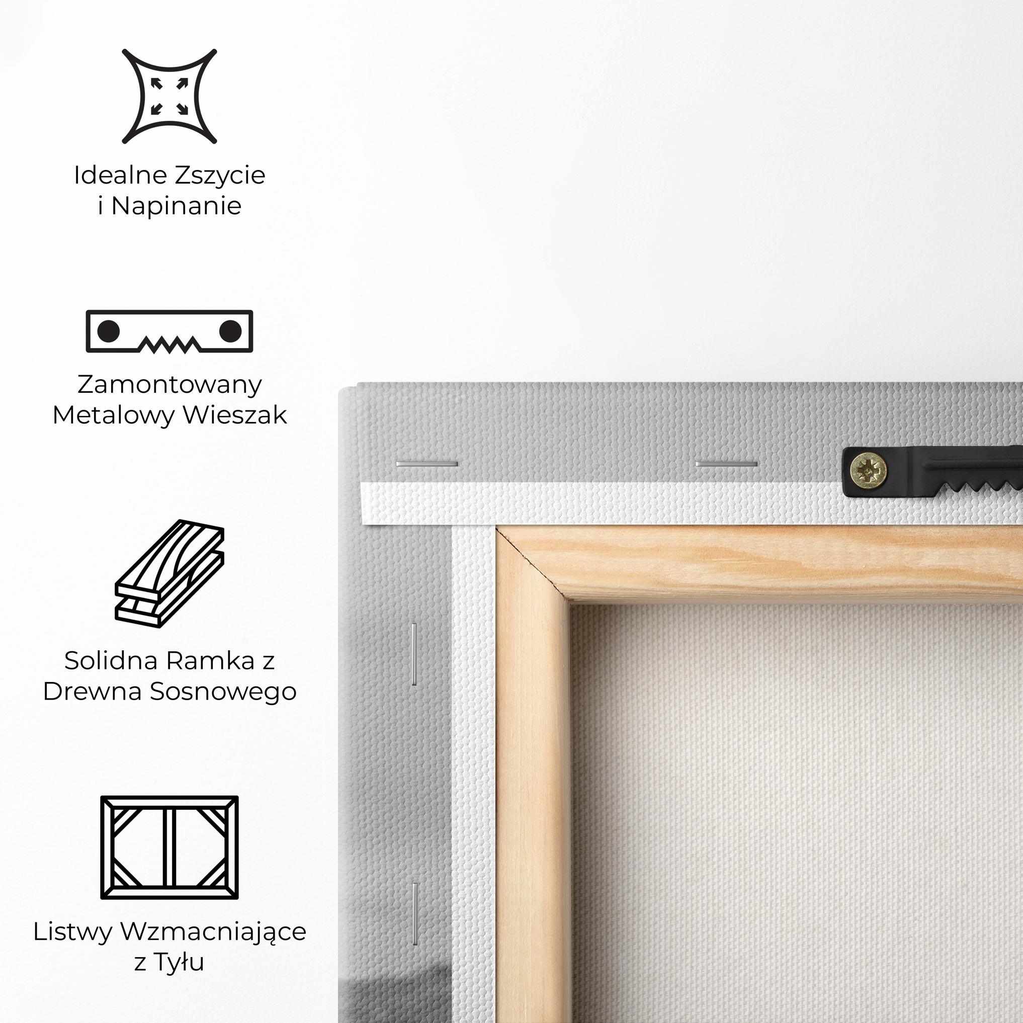 Obraz na Płótnie Black Dog mockup 5