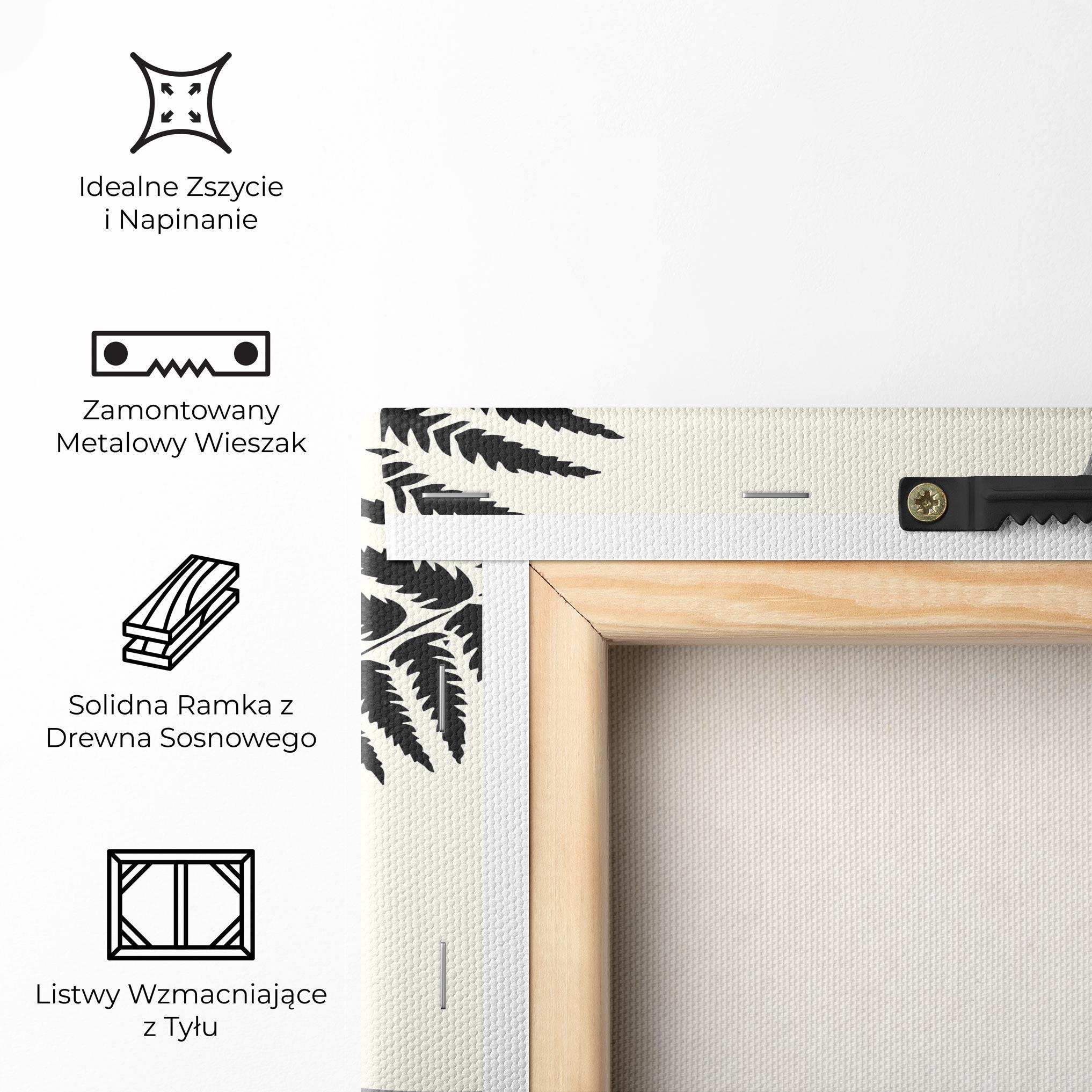 Obraz na Płótnie Full Moon Leaf mockup 5