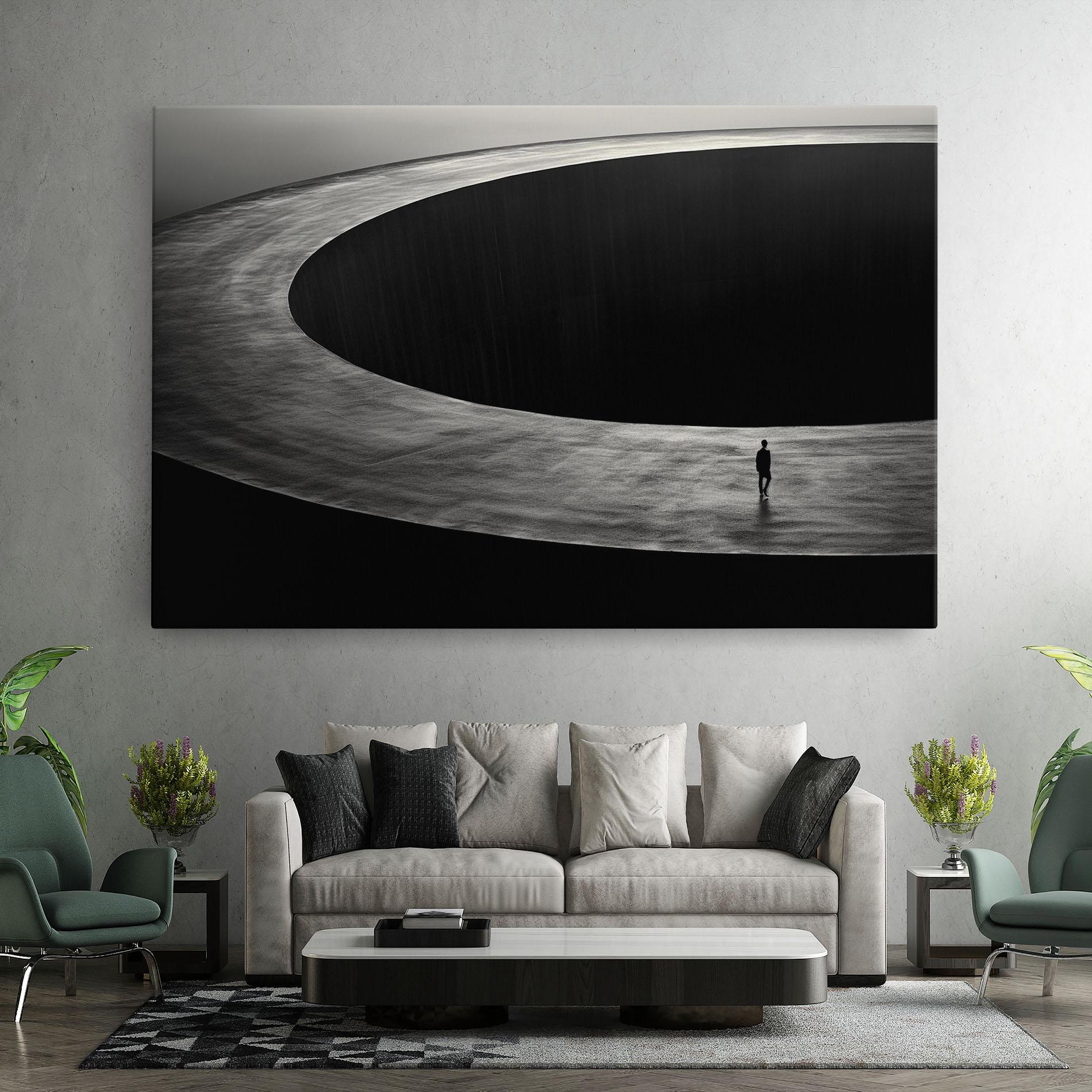 Obraz na Płótnie Man Walking mockup 7