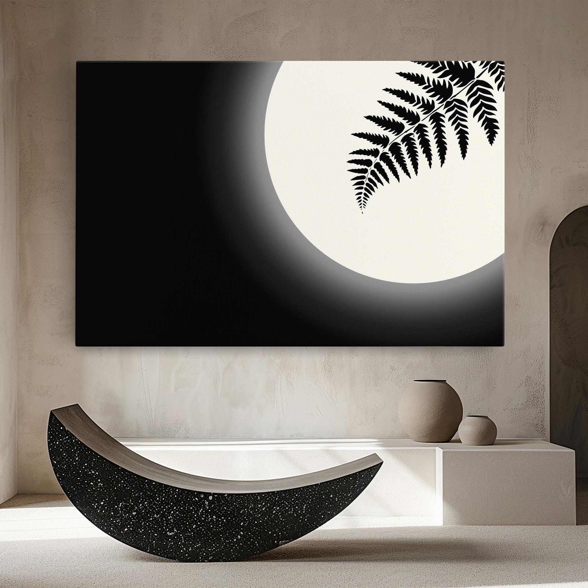 Obraz na Płótnie Full Moon Leaf mockup 8