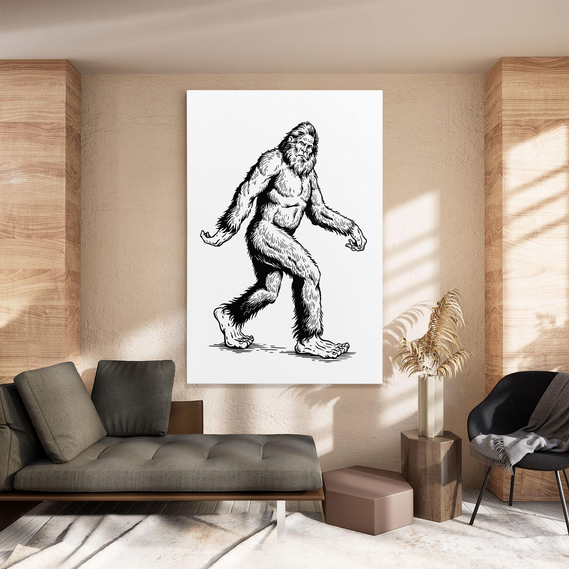 Obraz na Płótnie Yeti mockup 8