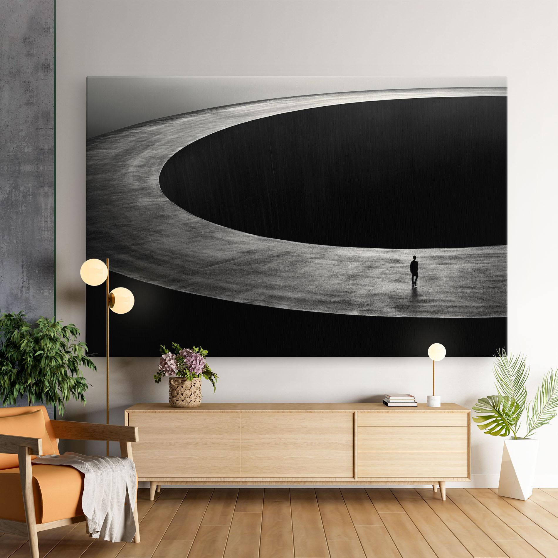 Obraz na Płótnie Man Walking mockup 9