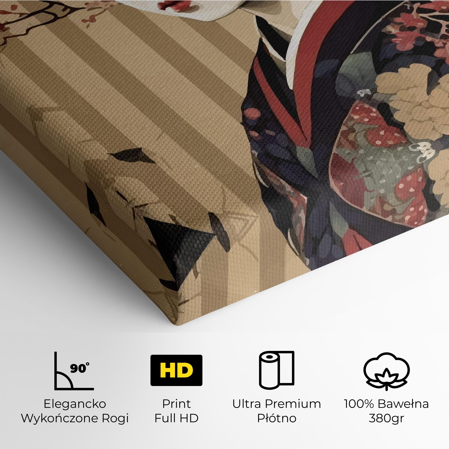 Obraz na Płótnie Asiatic Lady mockup 4