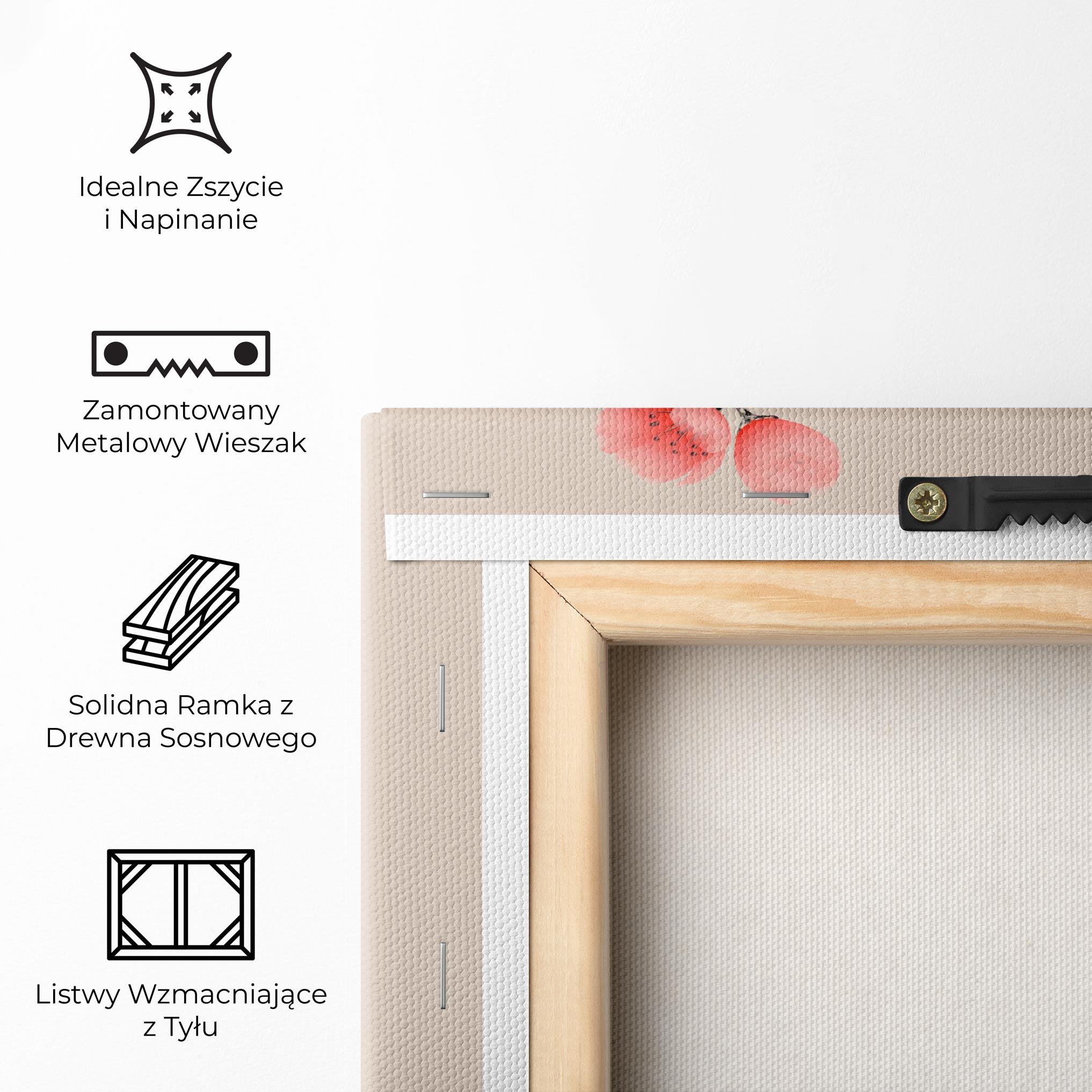 Obraz na Płótnie Chinese Plum Blossom mockup 5