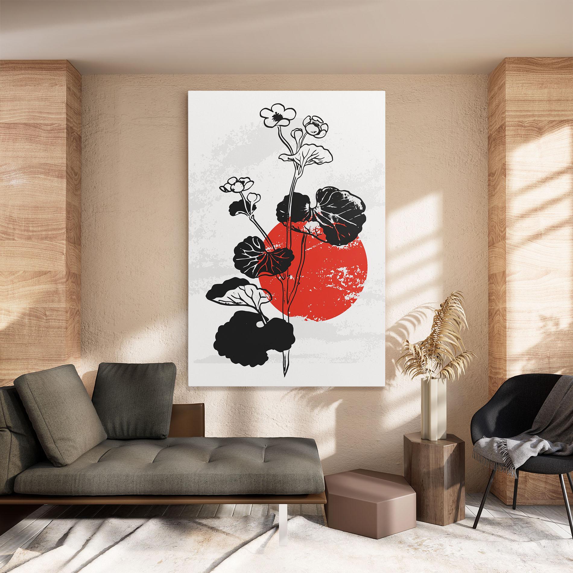 Obraz na Płótnie Japan Plant Art mockup 8