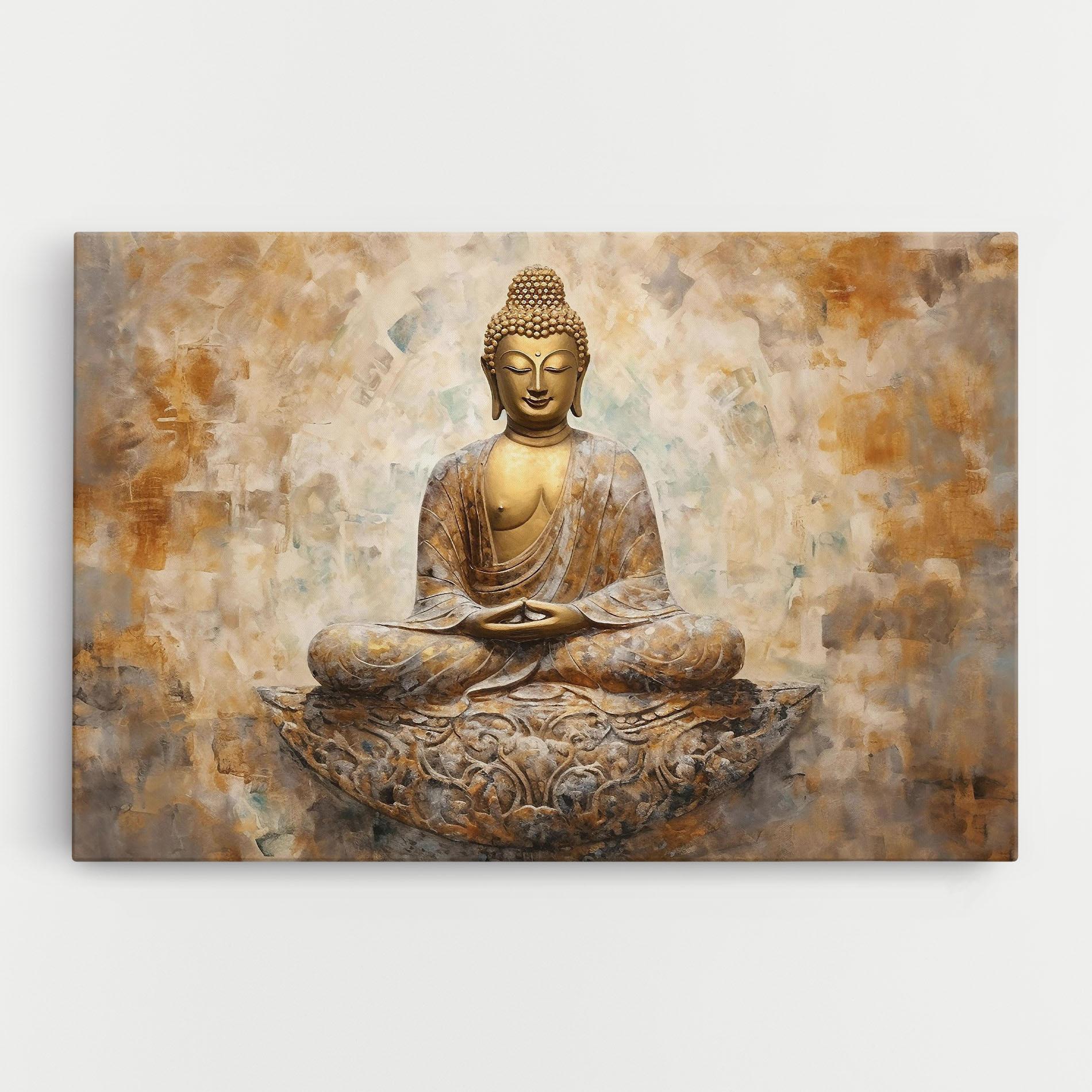 Obraz na Płótnie Cream Buddha Art mockup 0
