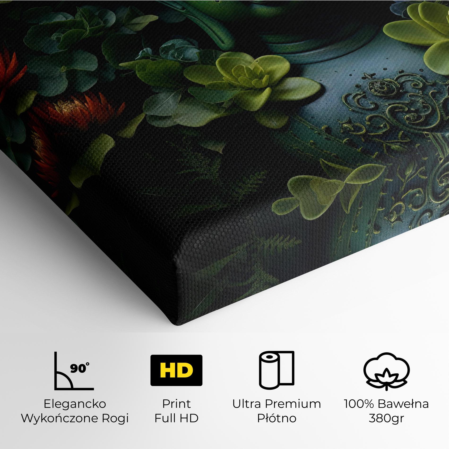 Obraz na Płótnie Blue Light Buddha mockup 4