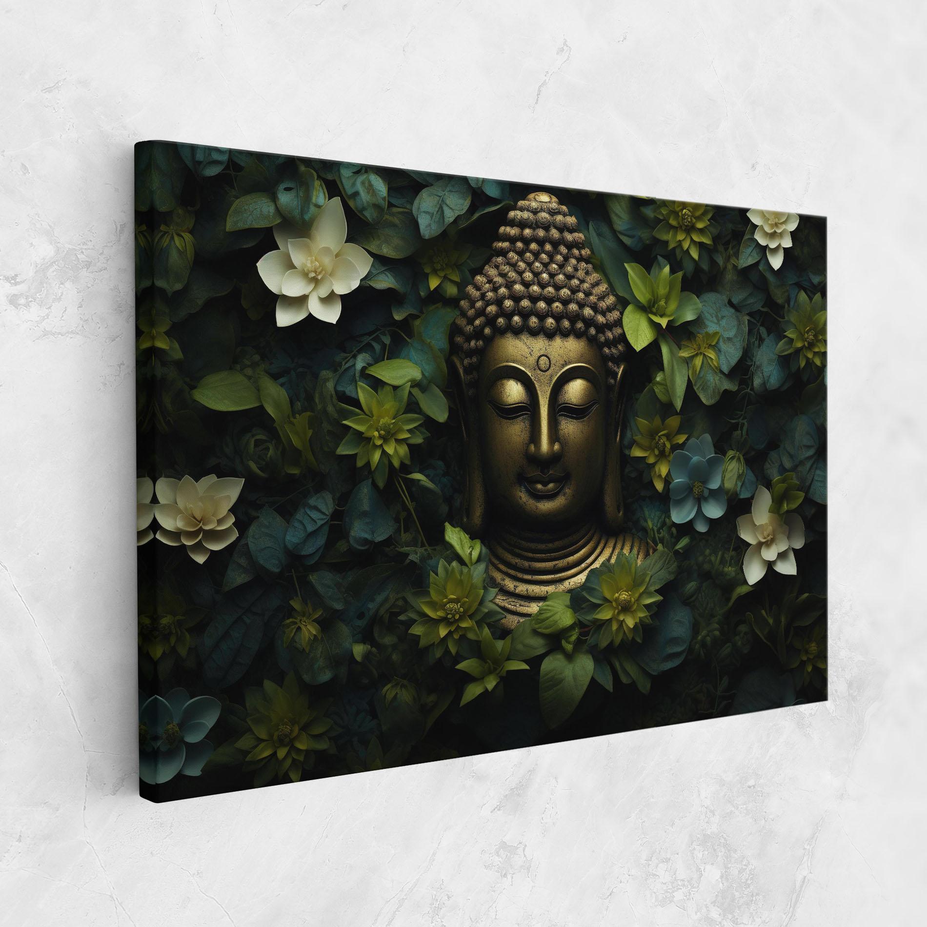 Obraz na Płótnie Lotus Flower Buddha mockup 1