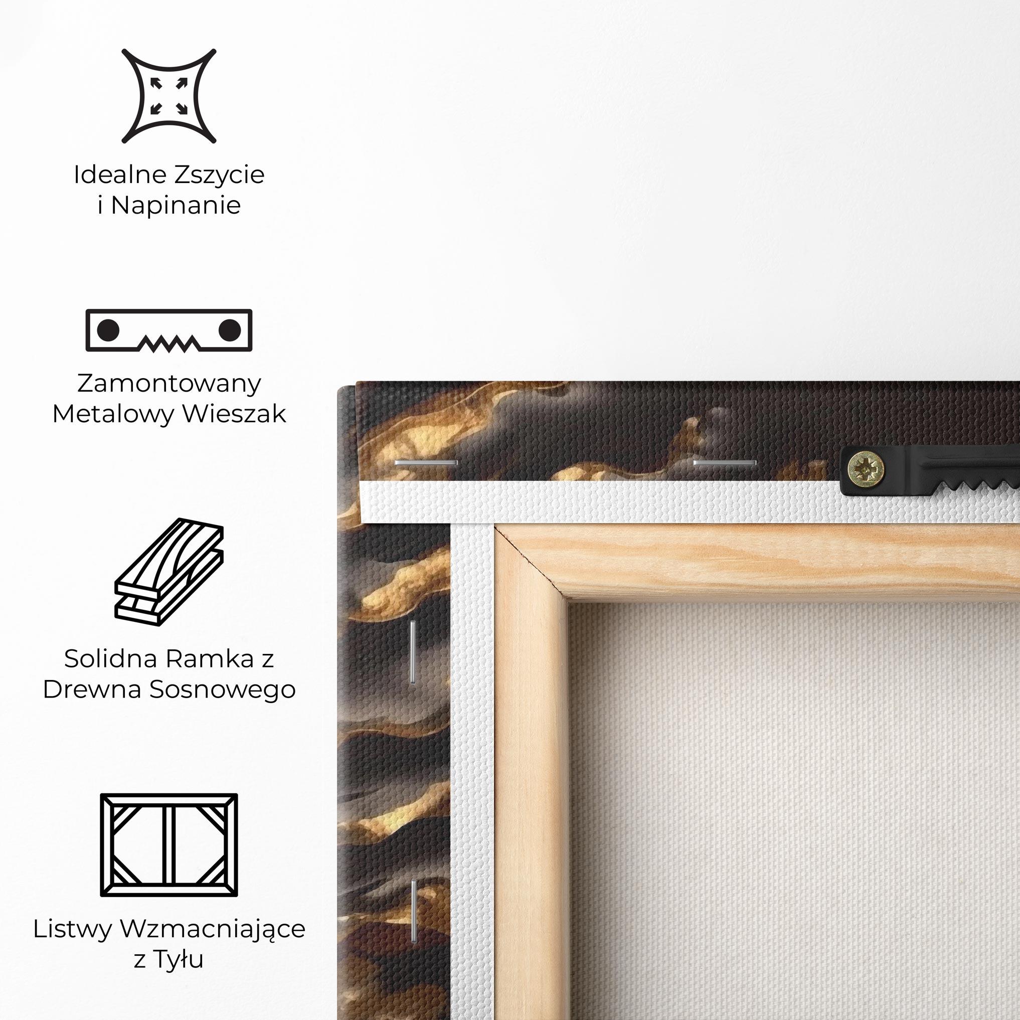 Obraz na Płótnie Gold 3d Buddha mockup 5