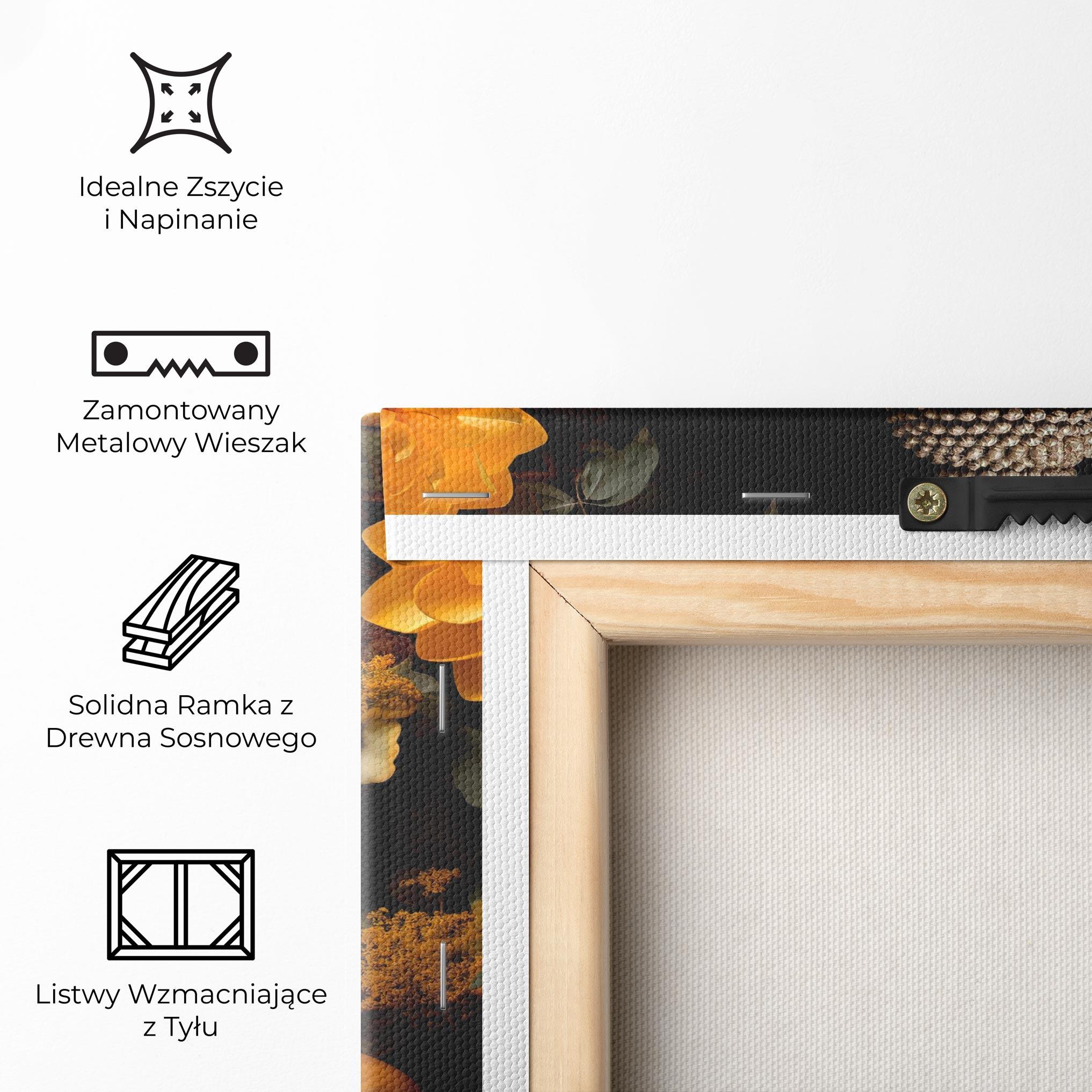 Obraz na Płótnie Gold Buddha Flower mockup 5