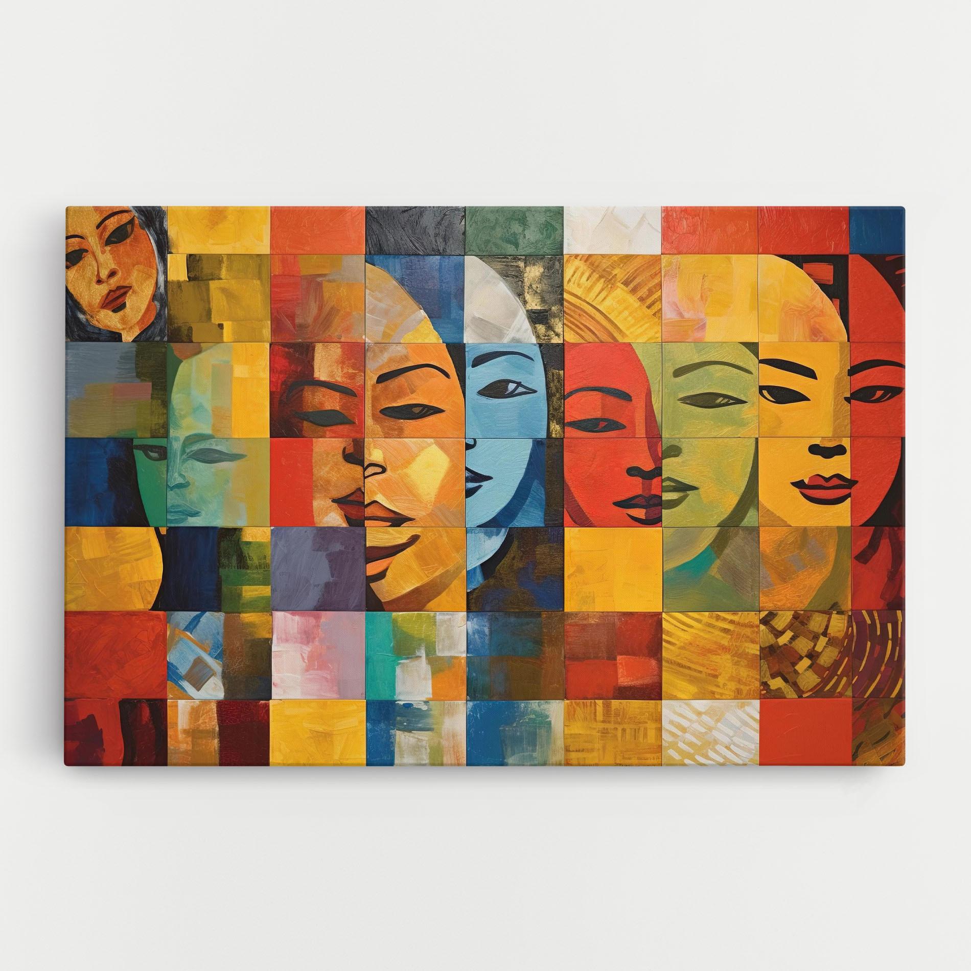 Obraz na Płótnie Abstract Concept Collage mockup 0