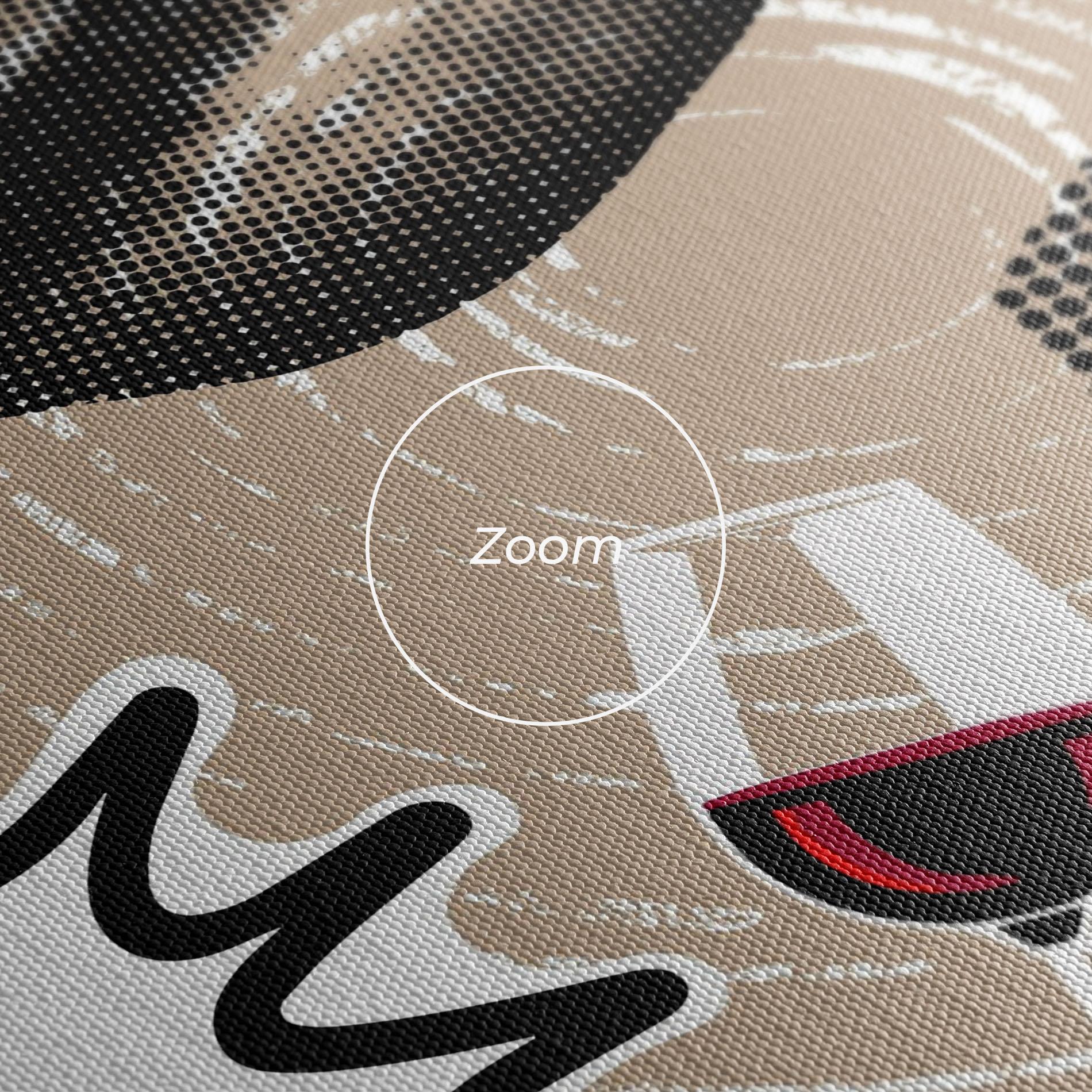 Obraz na Płótnie Lips Mouth Collage mockup 3