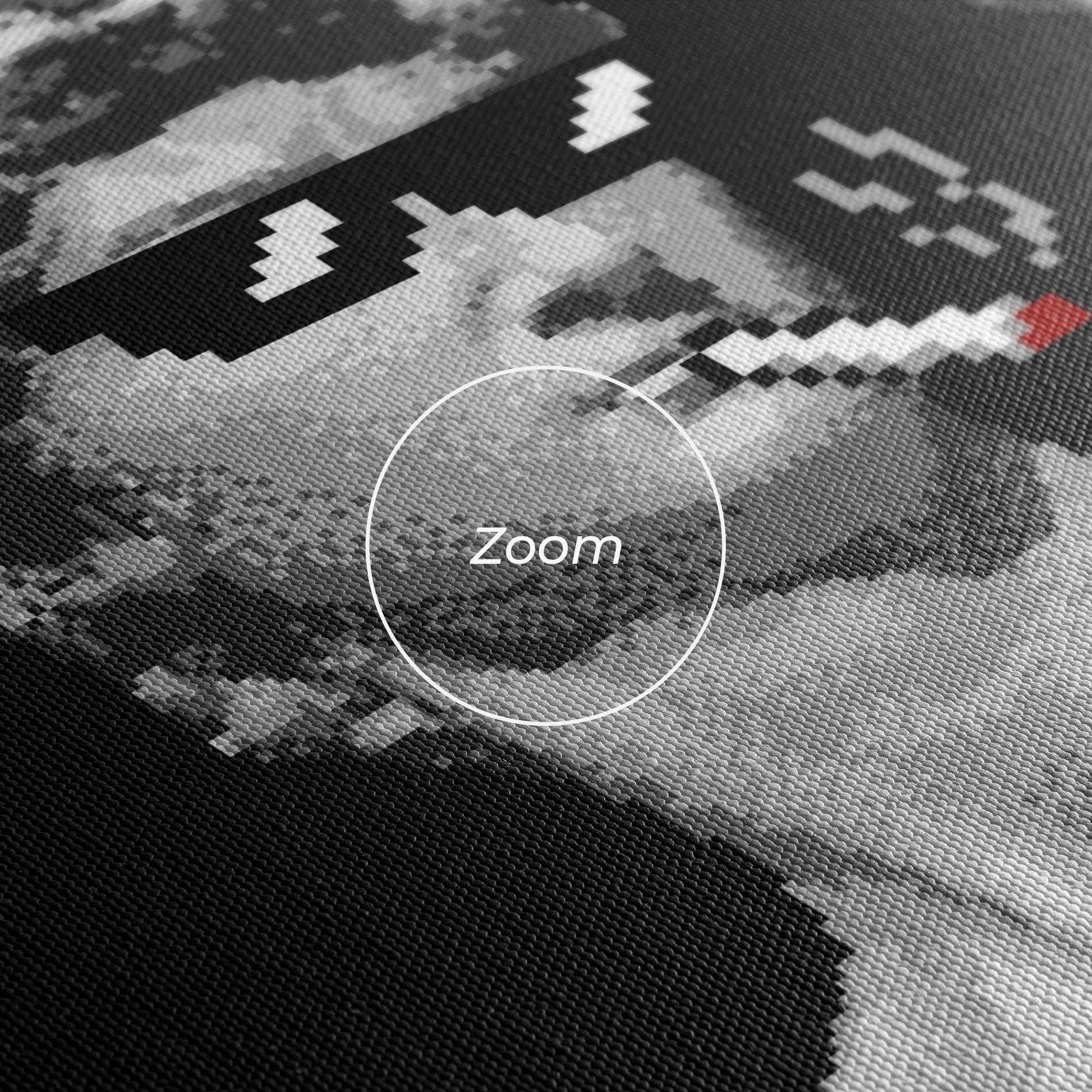 Obraz na Płótnie Statue Smoking mockup 3