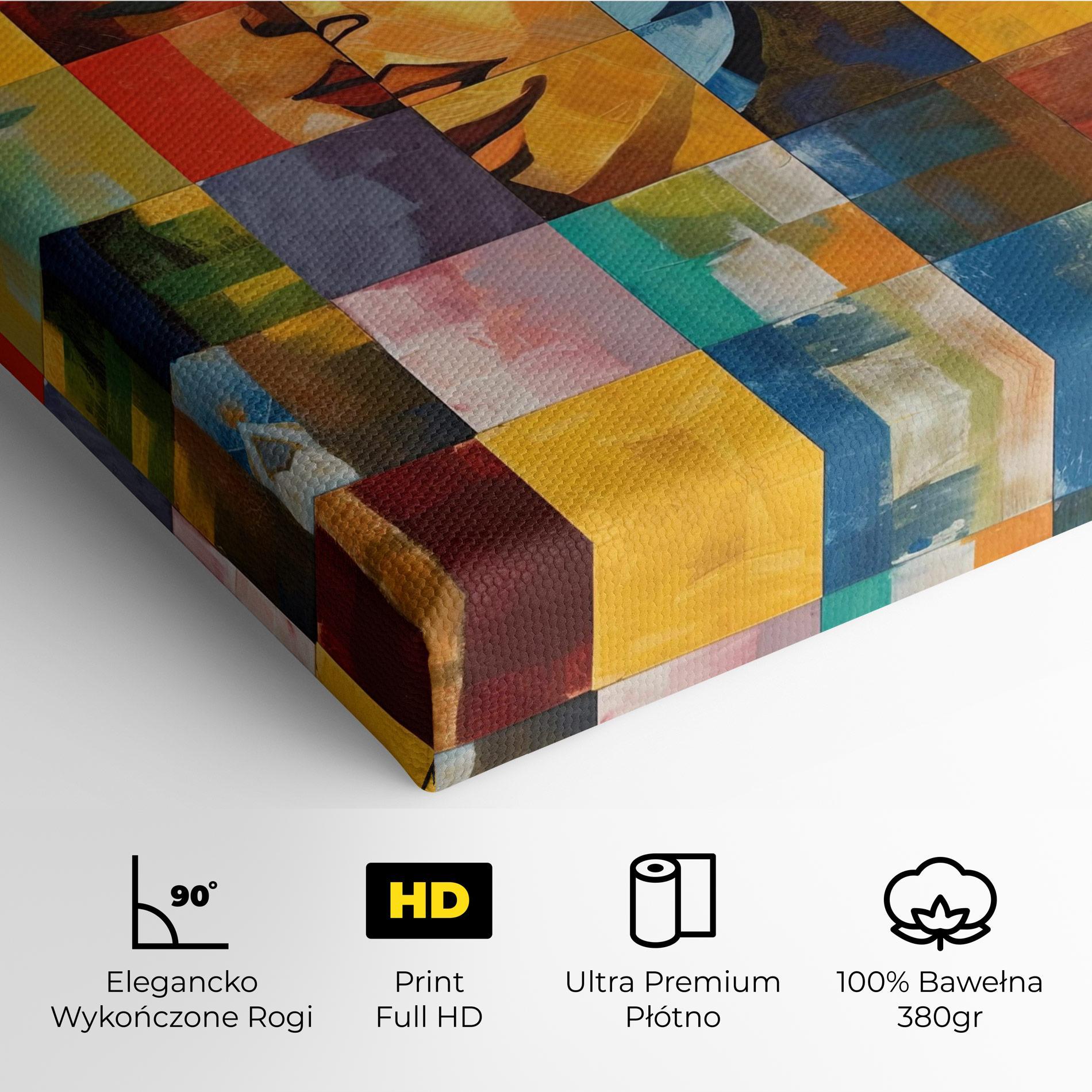 Obraz na Płótnie Abstract Concept Collage mockup 4