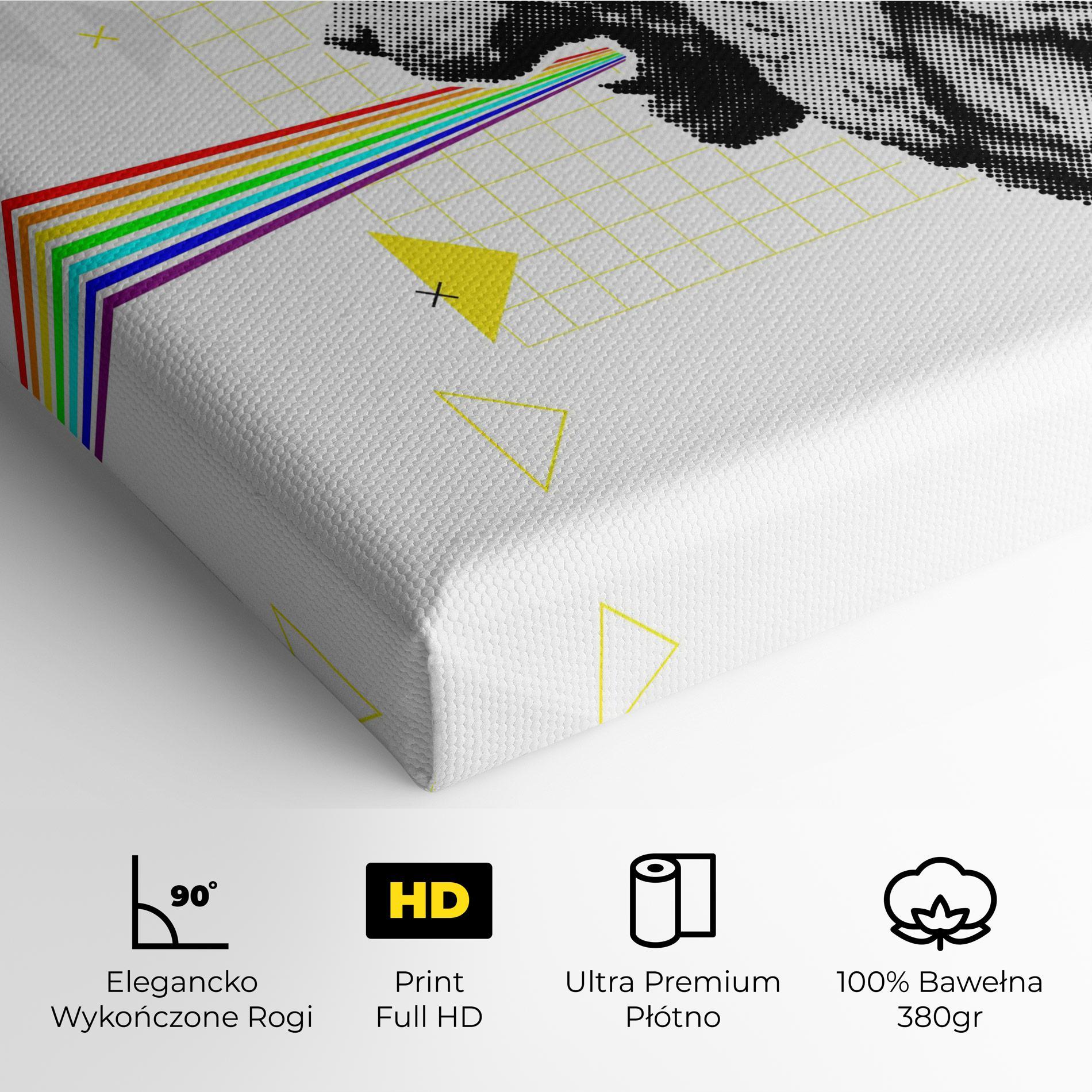 Obraz na Płótnie Lion Collage mockup 4