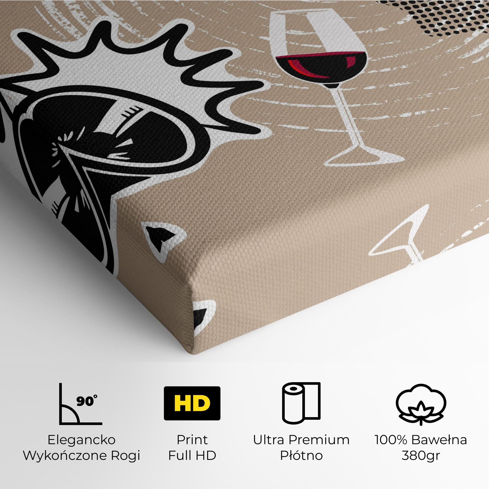 Obraz na Płótnie Lips Mouth Collage mockup 4