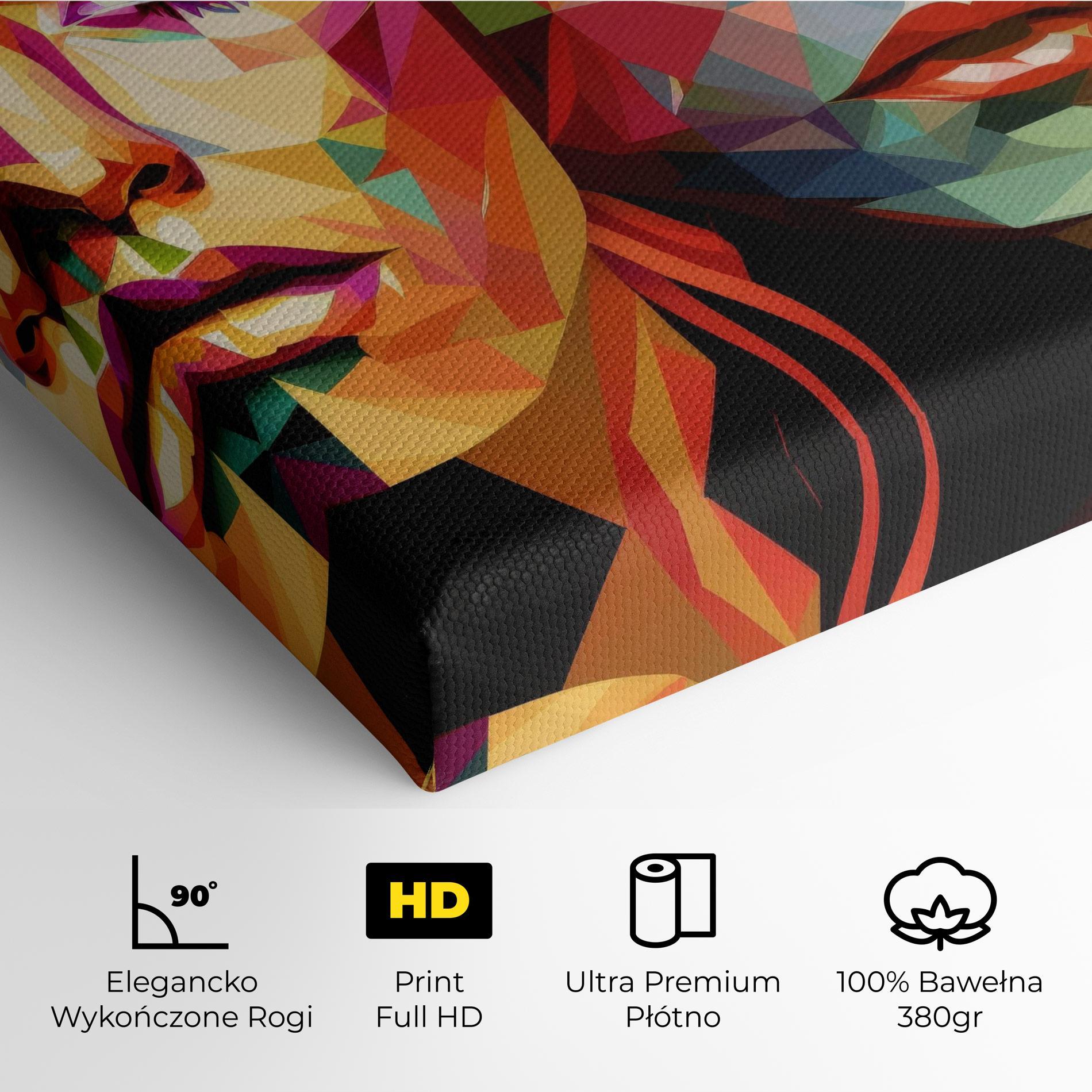 Obraz na Płótnie Women Face Collage mockup 4