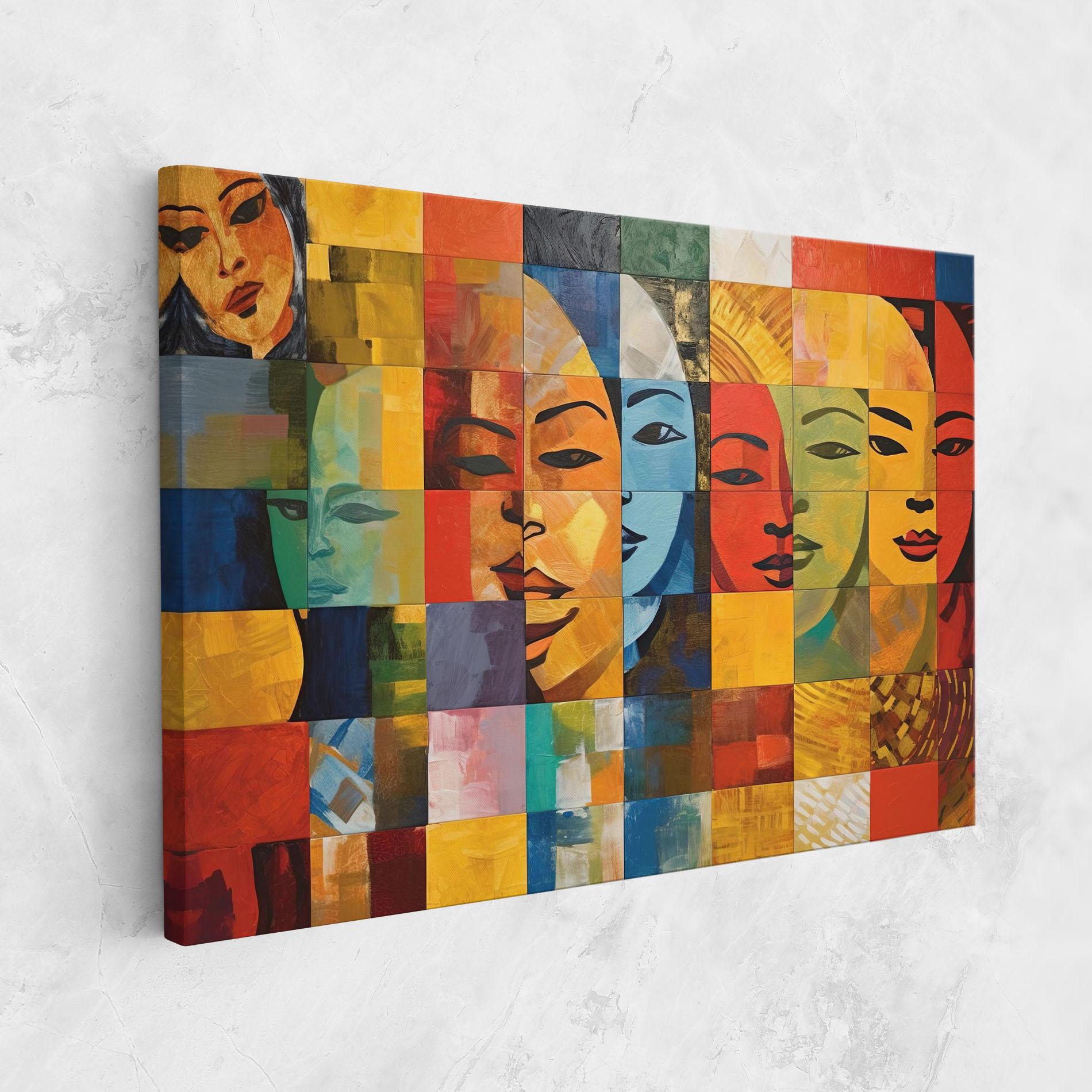 Obraz na Płótnie Abstract Concept Collage mockup 1