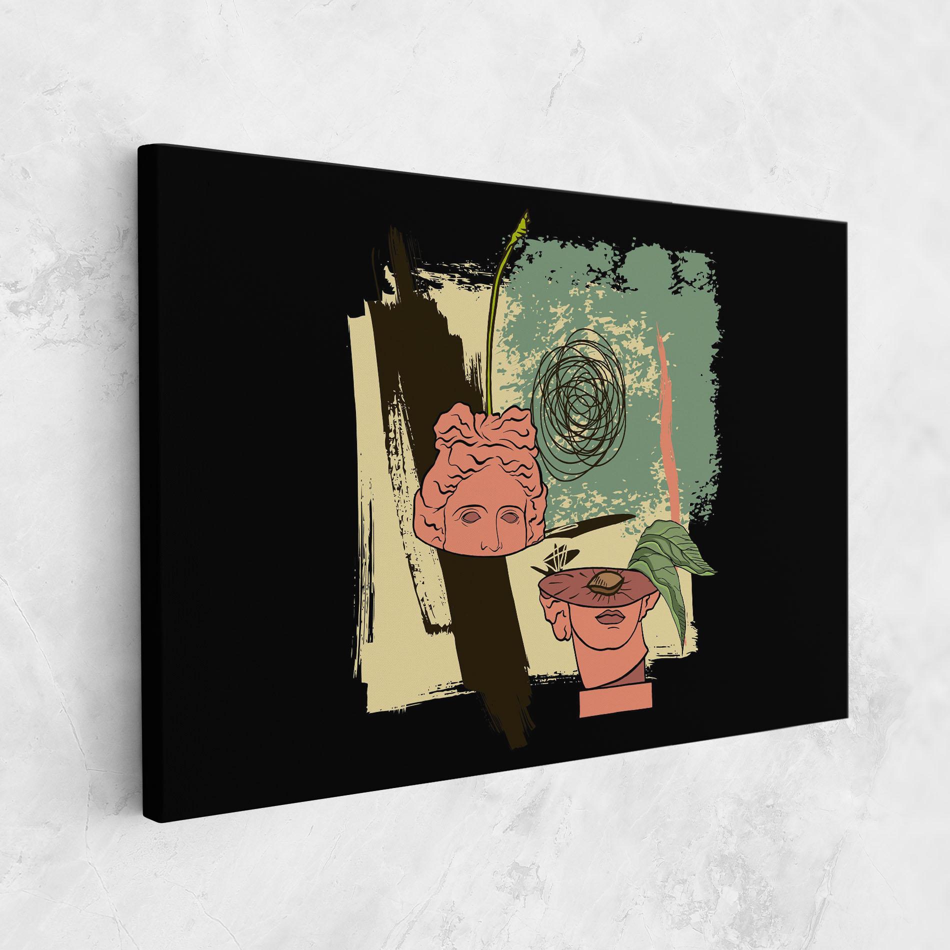 Obraz na Płótnie Statue Fruit mockup 1