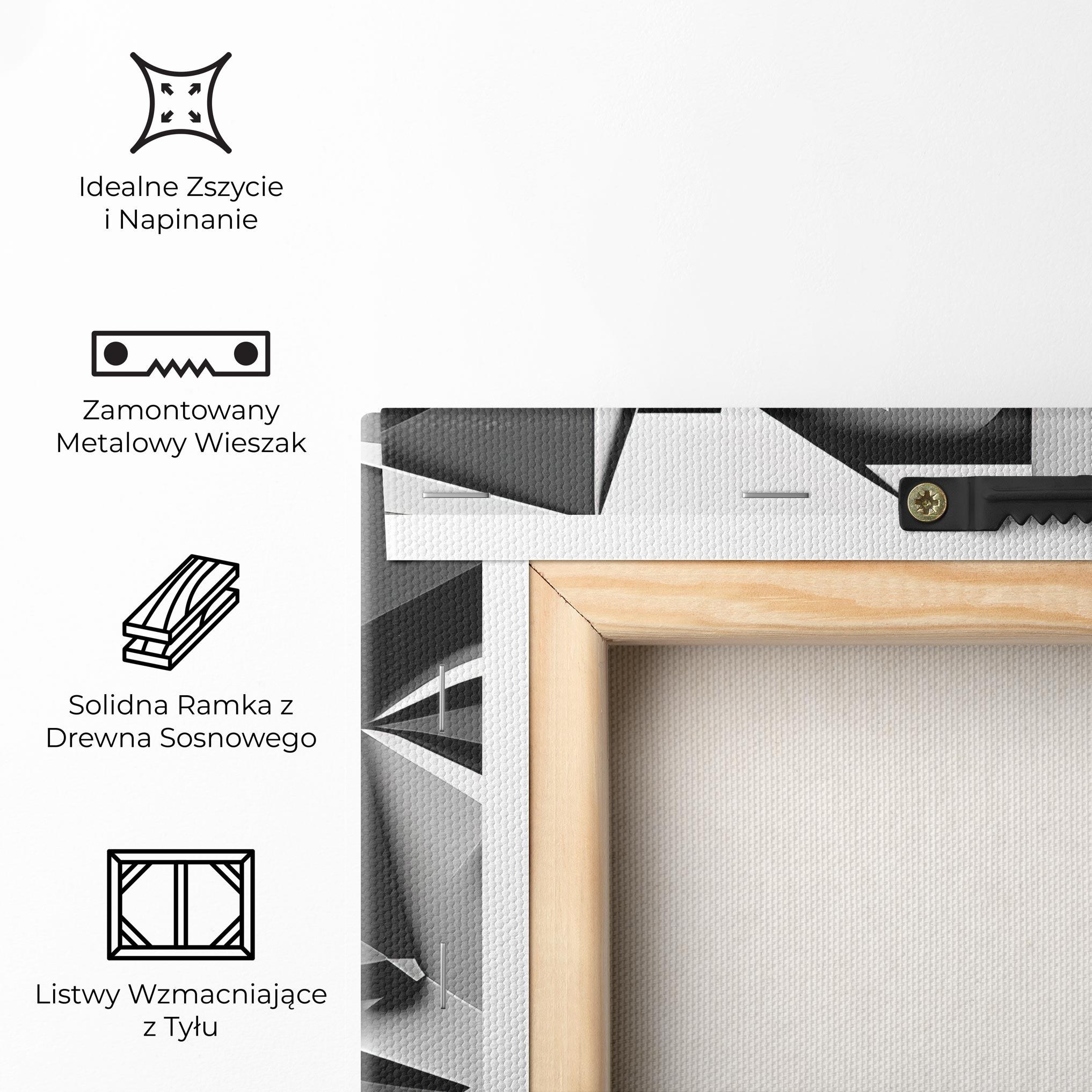 Obraz na Płótnie Grey Faces Collage mockup 5