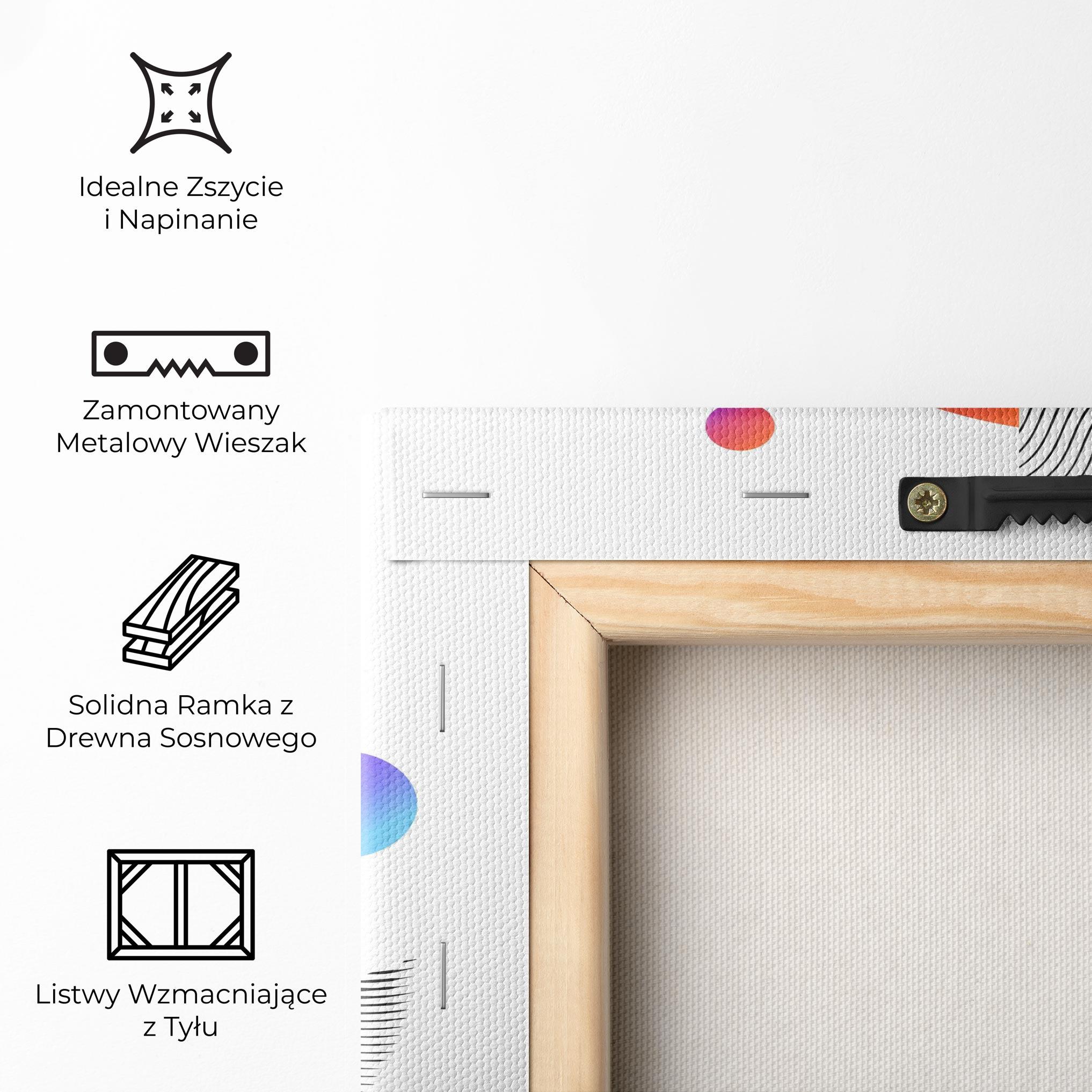 Obraz na Płótnie Orange Light Statue mockup 5