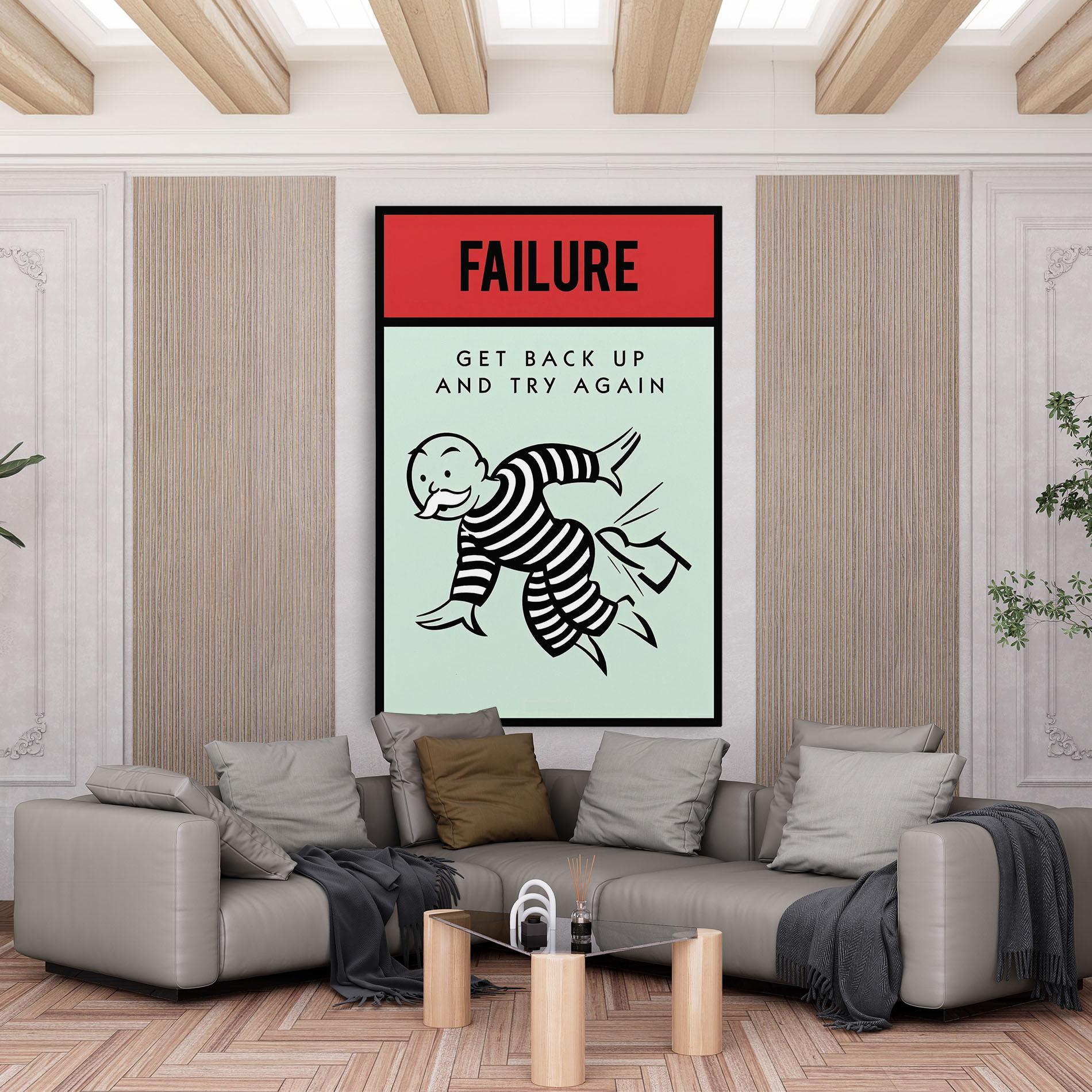 Obraz na Płótnie FAILURE mockup 6