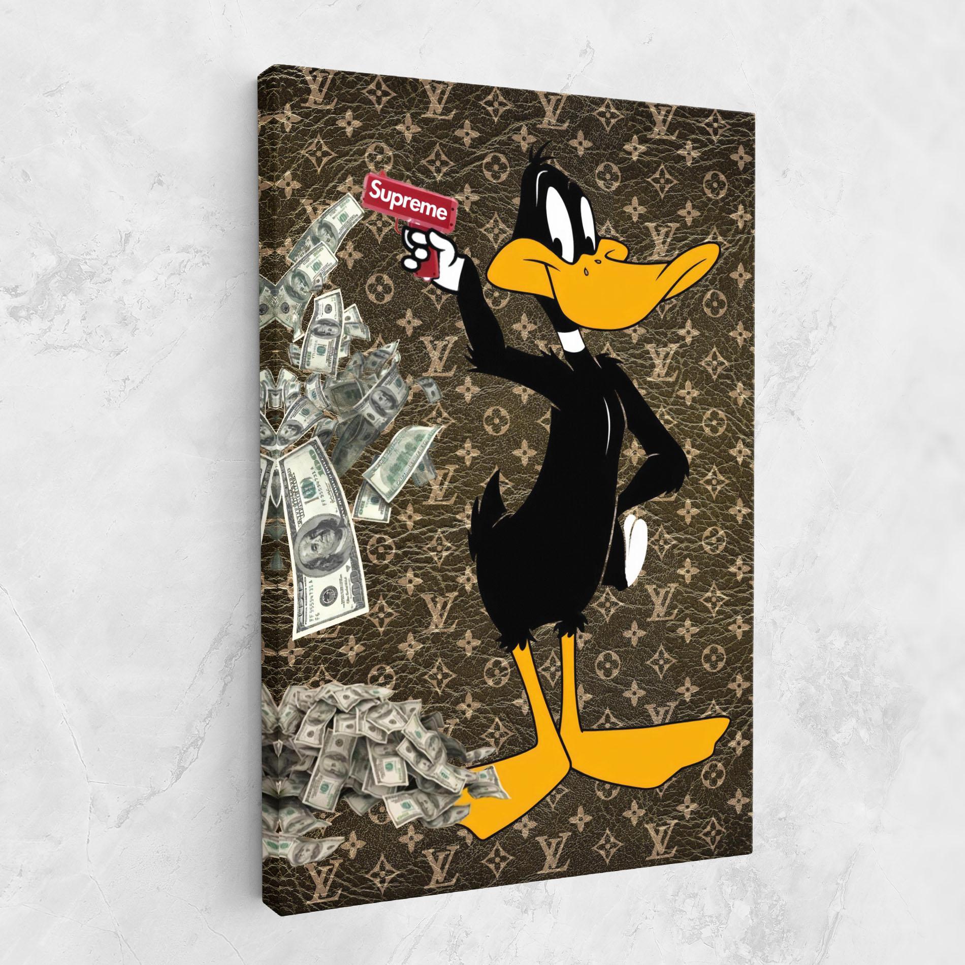 Obraz na Płótnie Supreme Daffy mockup 1