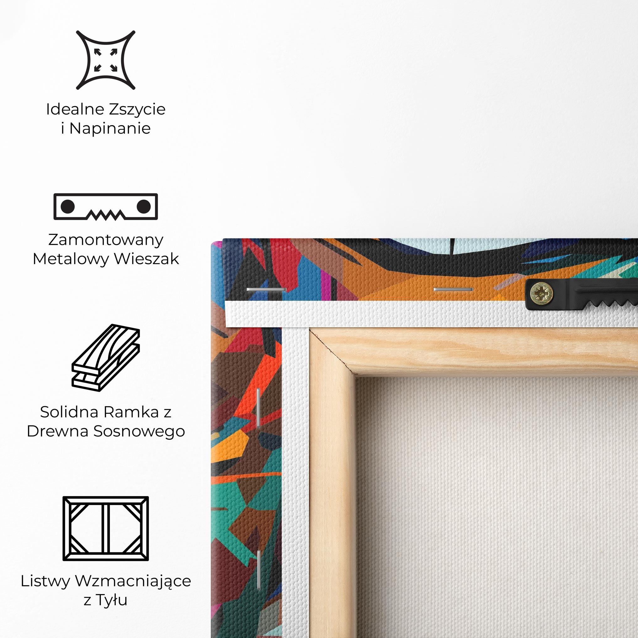 Obraz na Płótnie Colorful Eye mockup 5