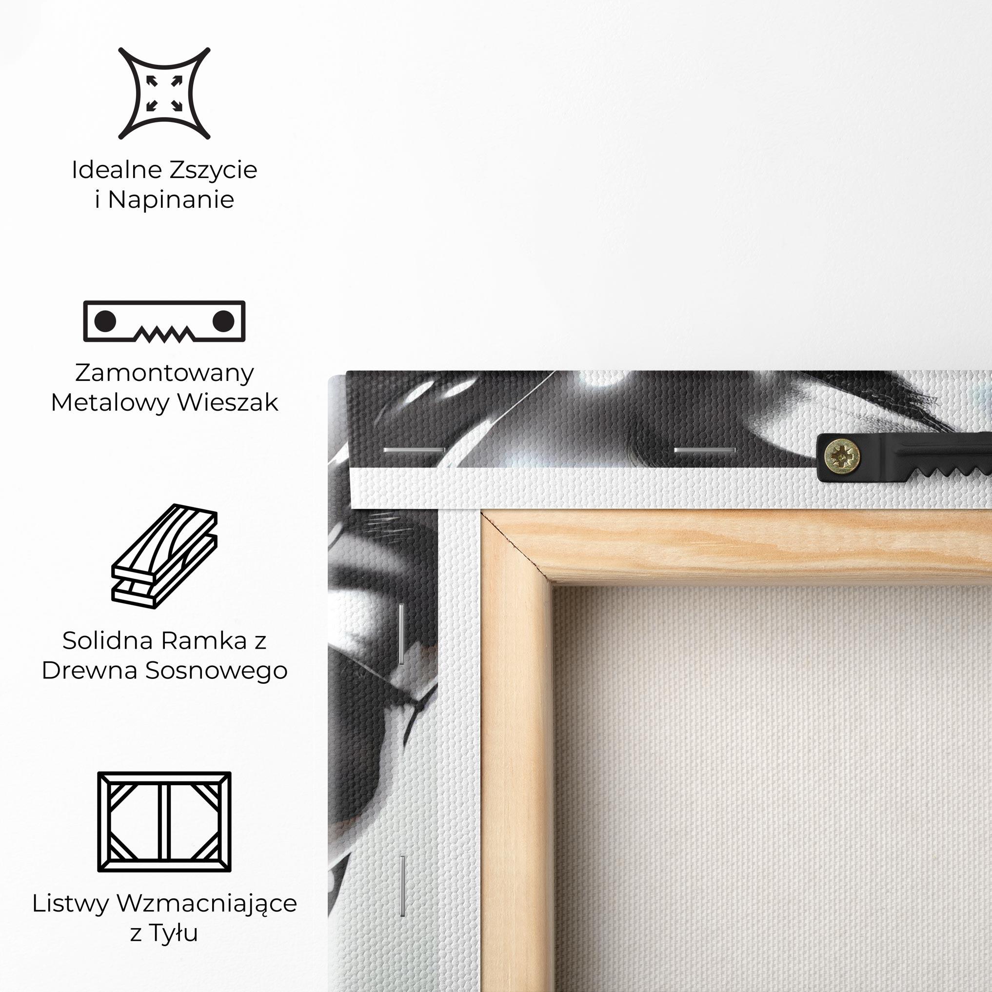 Obraz na Płótnie Silver Liquid Woman mockup 5