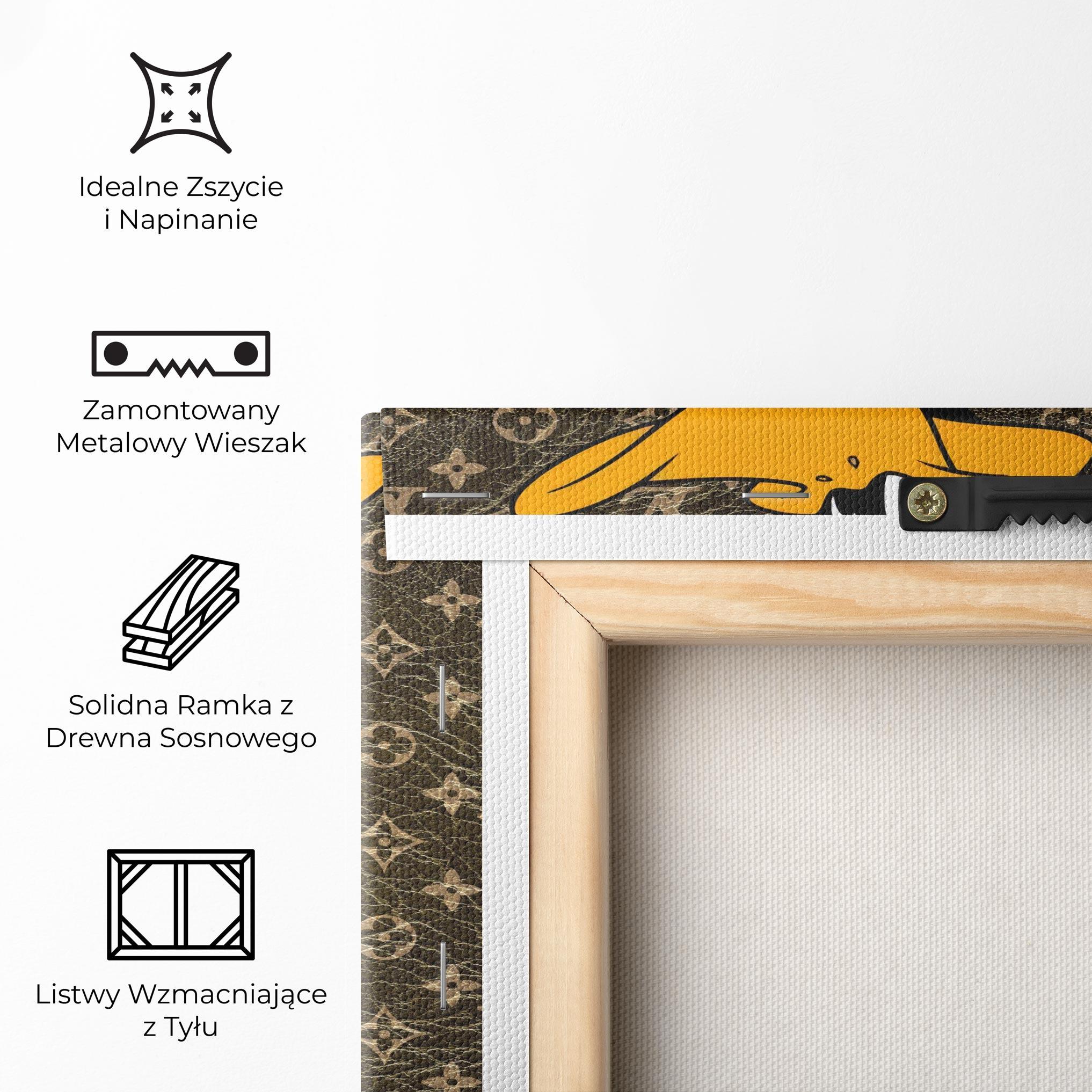 Obraz na Płótnie Supreme Daffy mockup 5