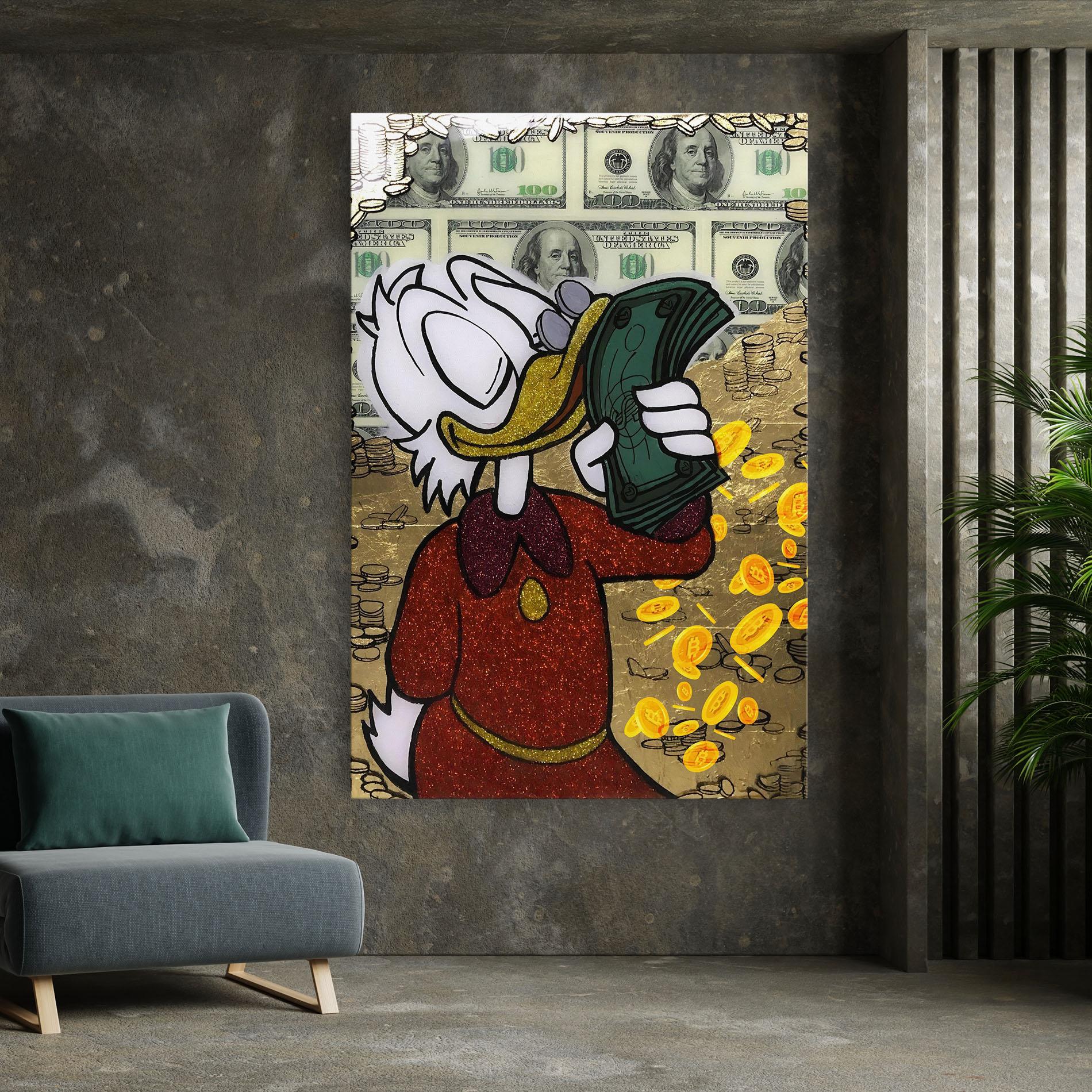 Obraz na Płótnie Smell Like Money mockup 7