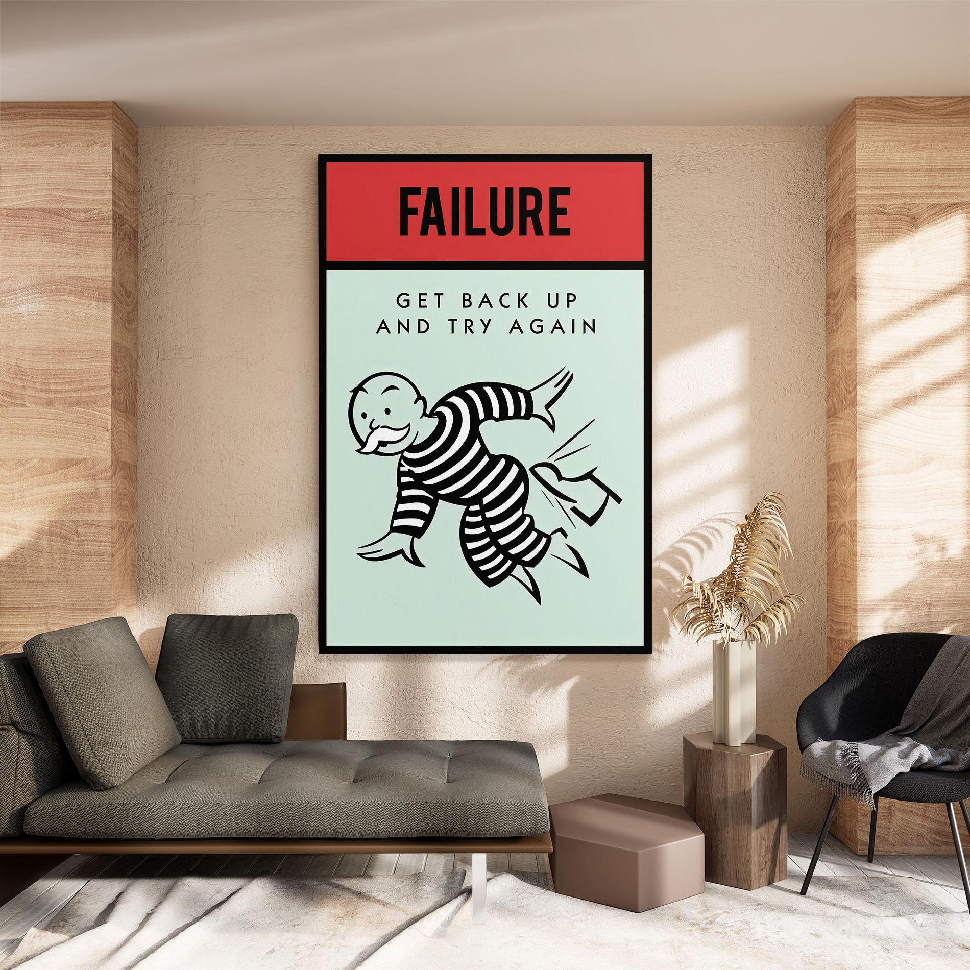 Obraz na Płótnie FAILURE mockup 8