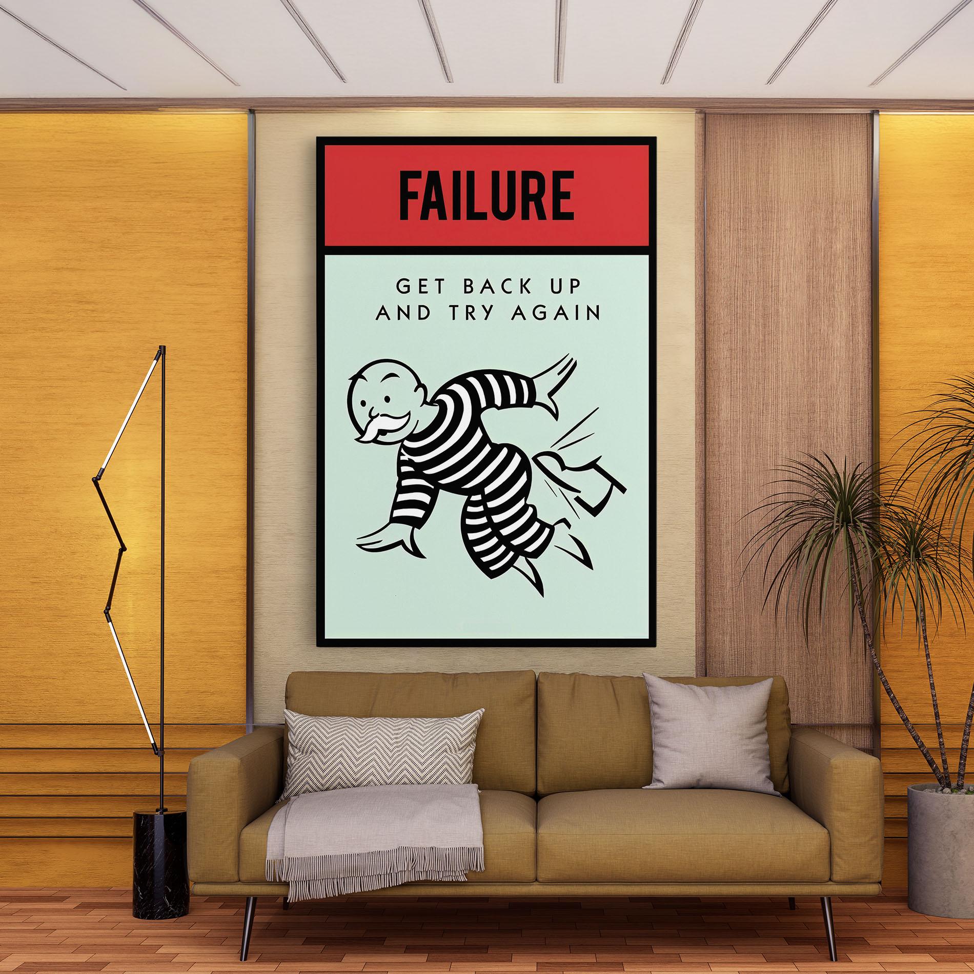 Obraz na Płótnie FAILURE mockup 9