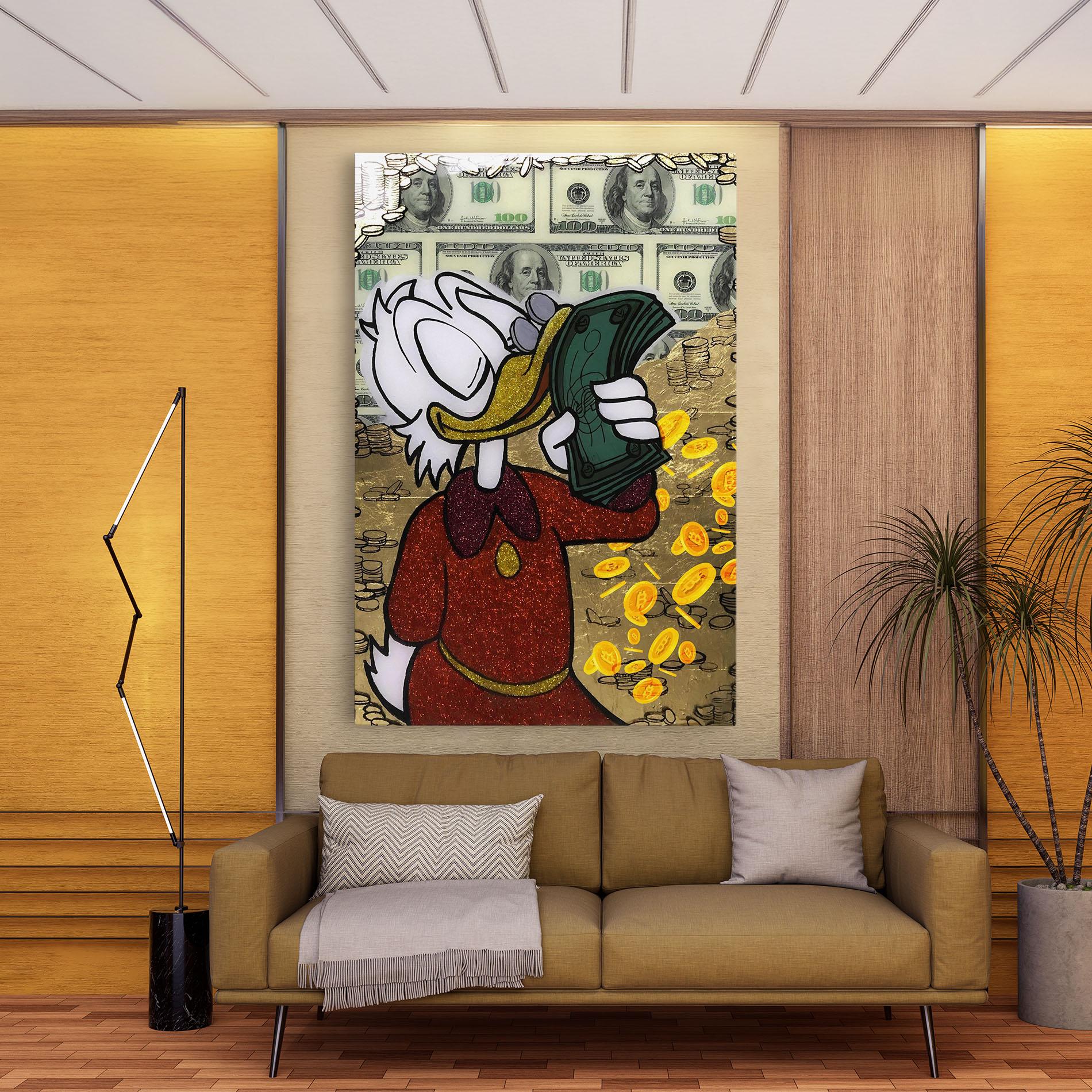 Obraz na Płótnie Smell Like Money mockup 9