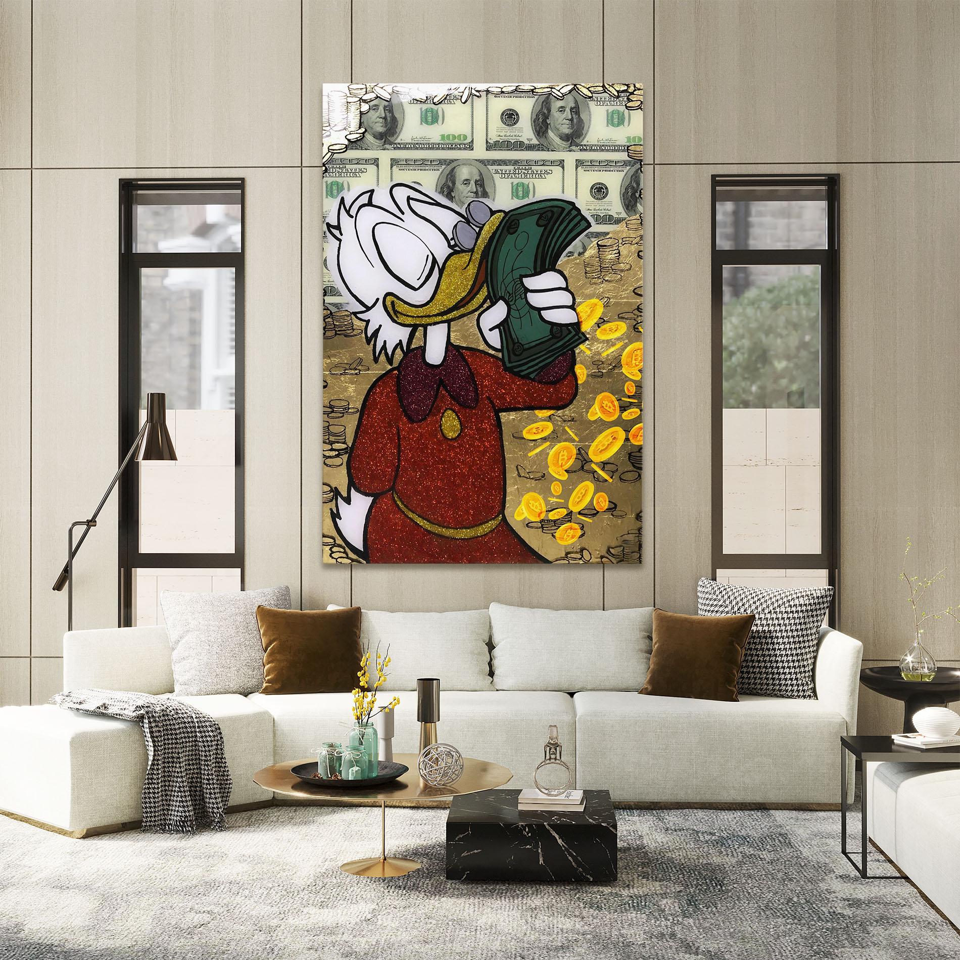 Obraz na Płótnie Smell Like Money mockup 2