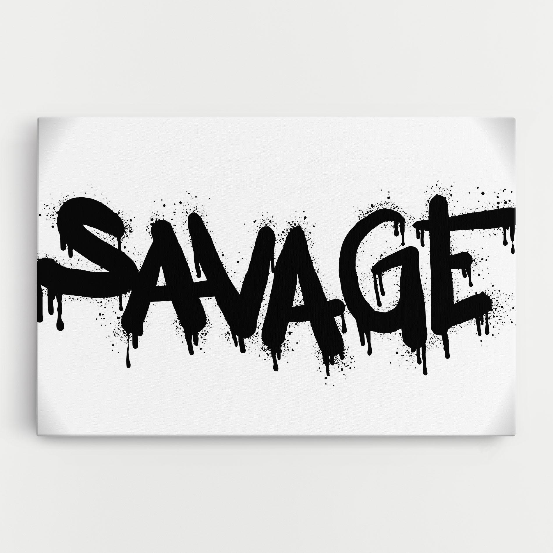 Obraz na Płótnie Savage Graffiti Spray mockup 0