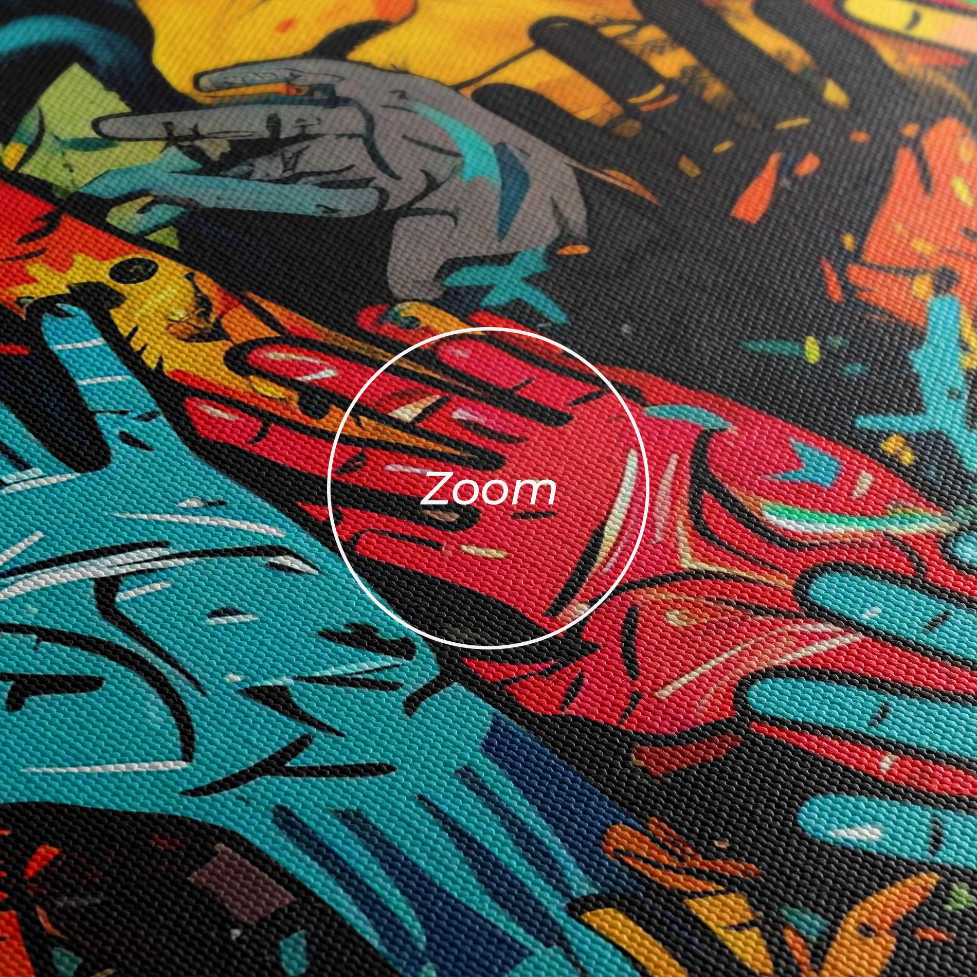 Obraz na Płótnie Colorful Hands mockup 3