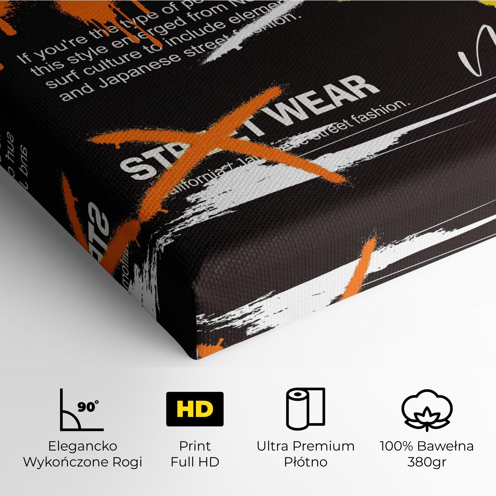 Obraz na Płótnie Original Style Graffiti mockup 4