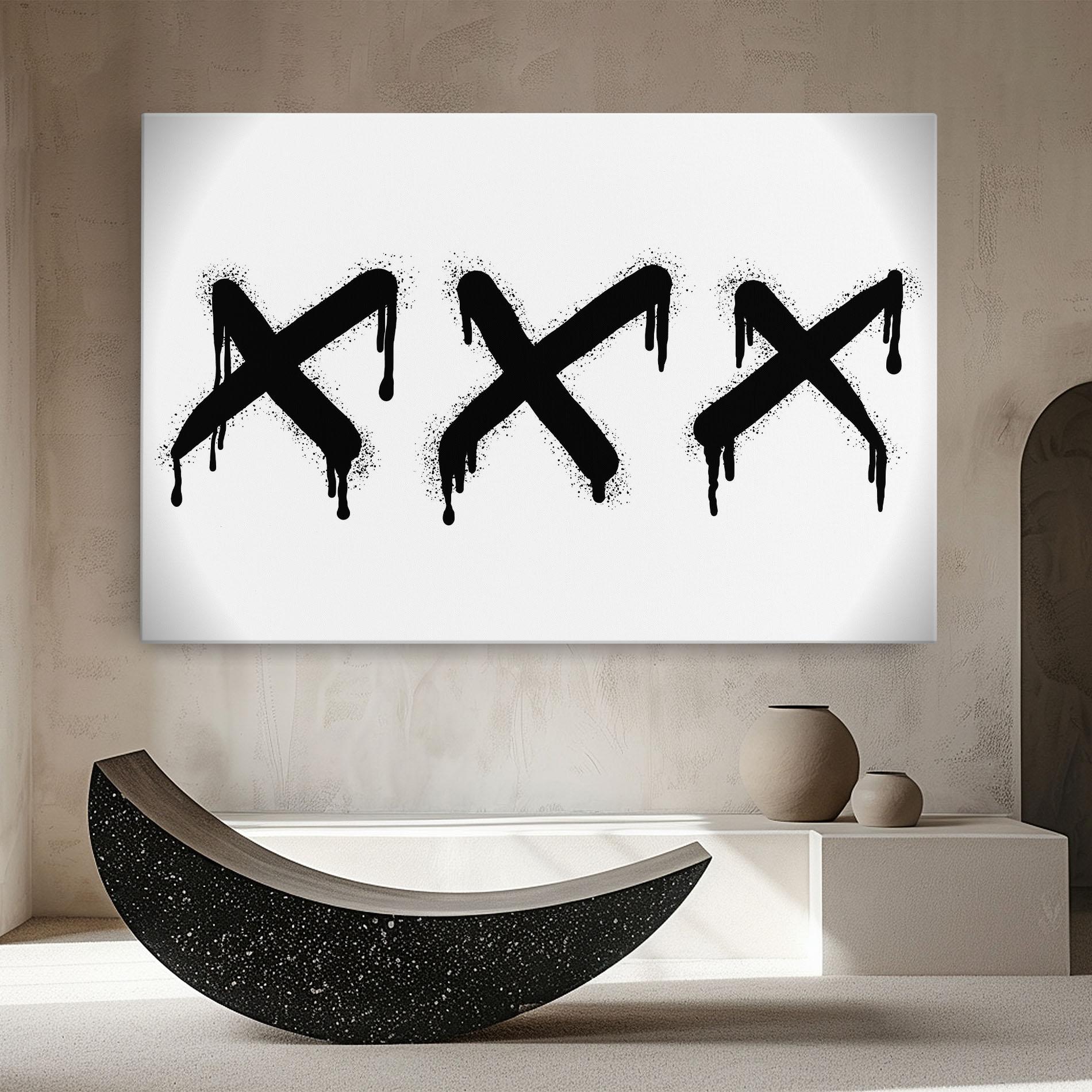 Obraz na Płótnie Grafiti X Spray mockup 8